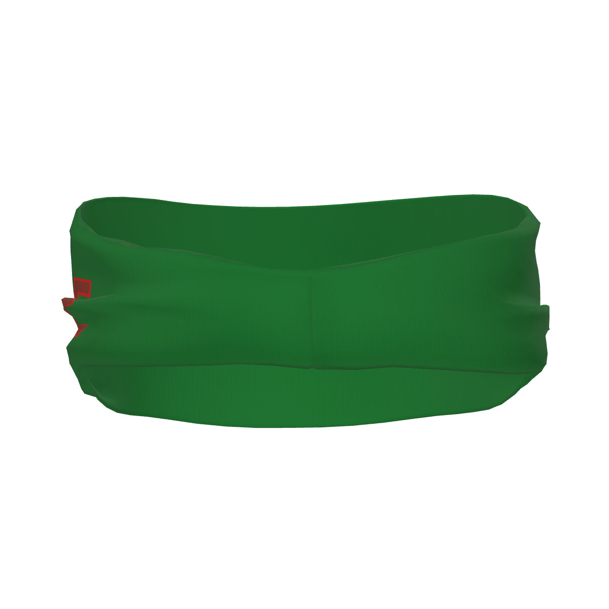 Custom Emerald Green Coral Red Sports headband