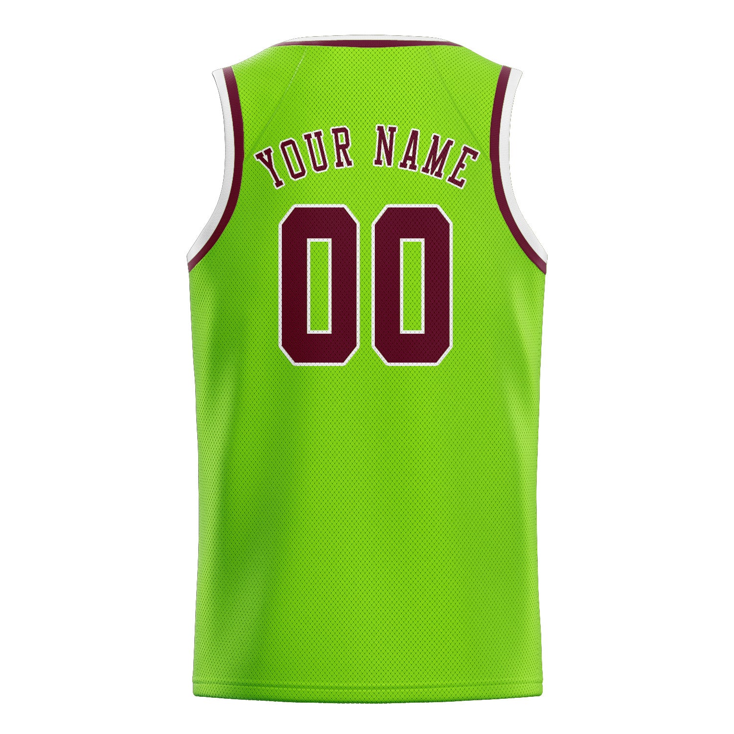 Custom Emerald Green Crimson Red Basketball Jersey