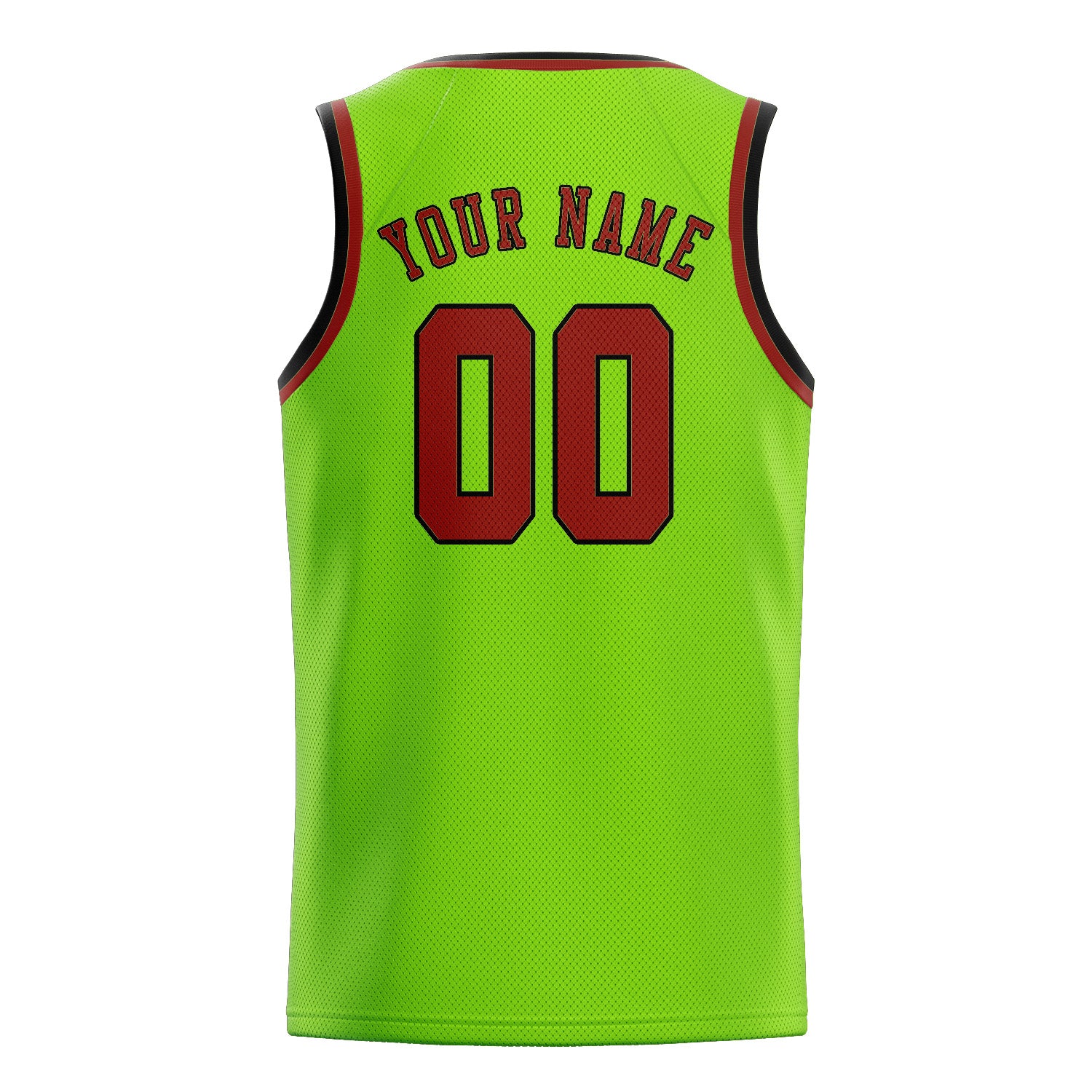 Custom Emerald Green Coral Red Basketball Jersey