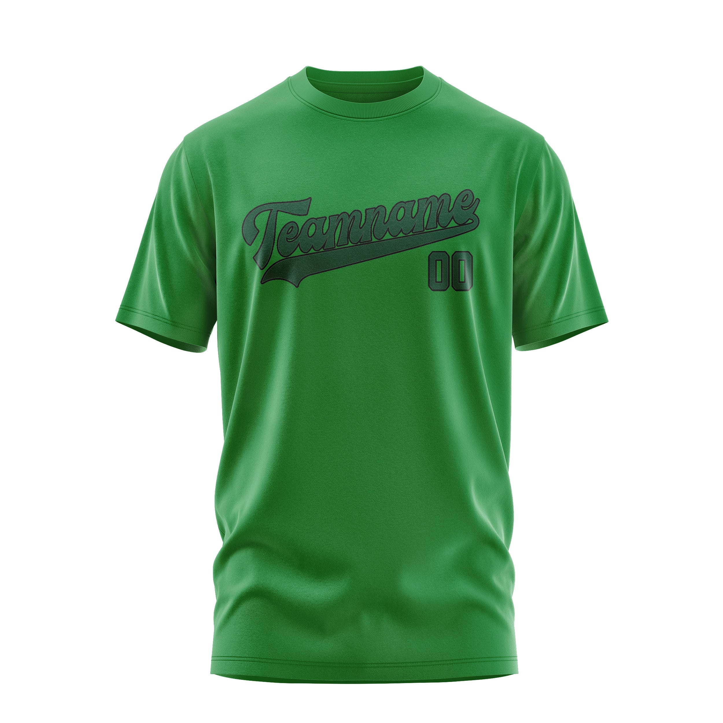 Custom Emerald Green Green T-Shirt