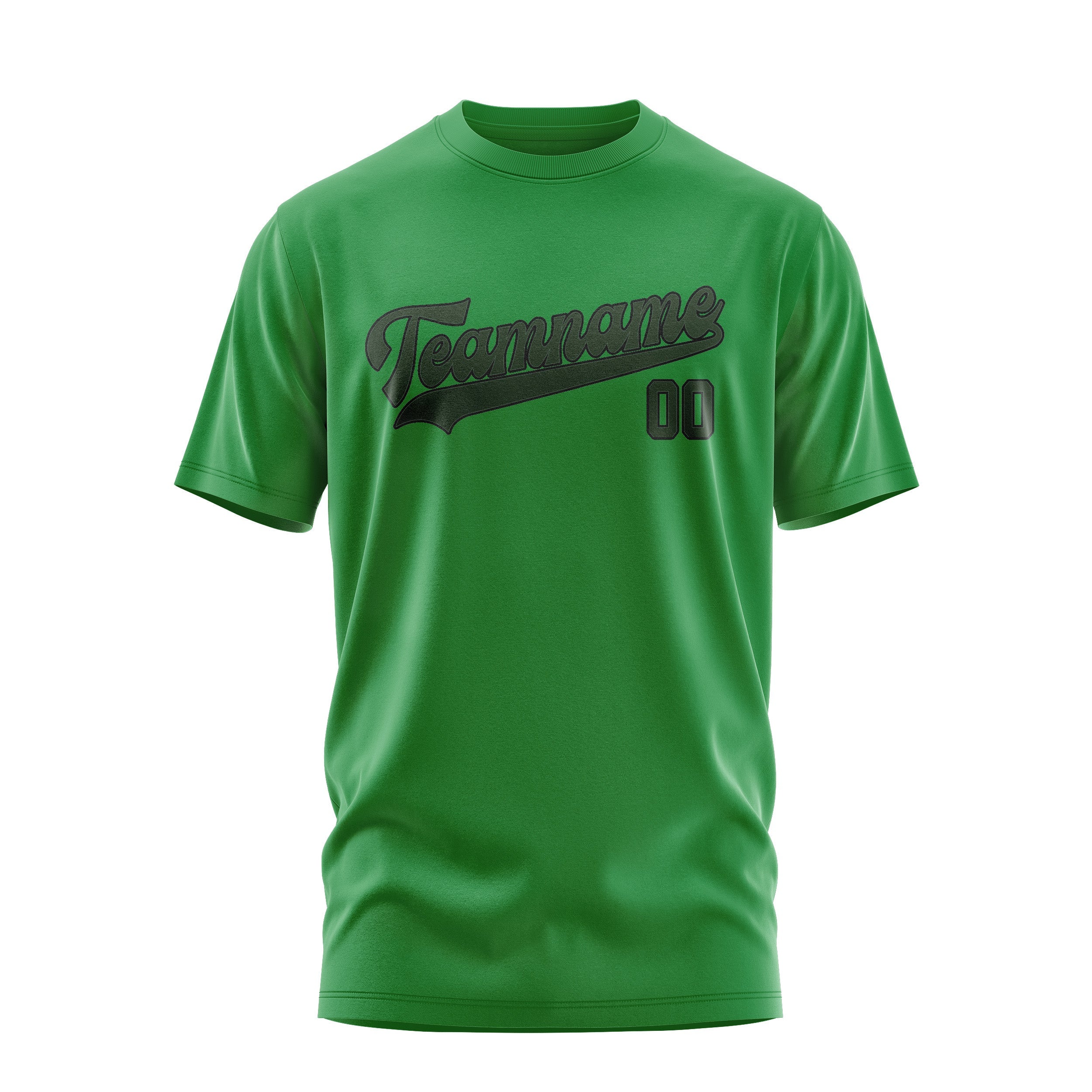 Custom Emerald Green Dark Green T-Shirt