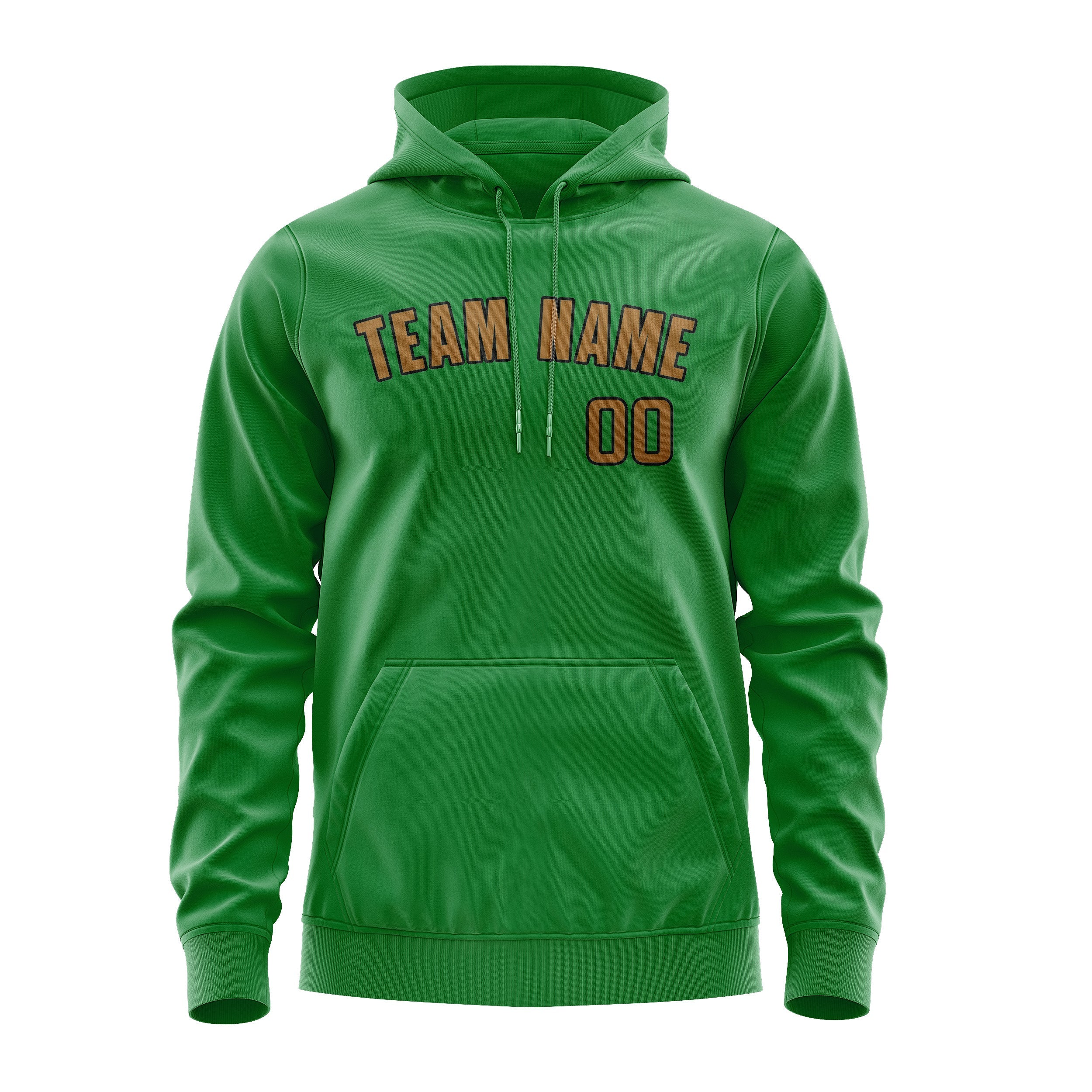 Custom Emerald Green Khaki Hoodie