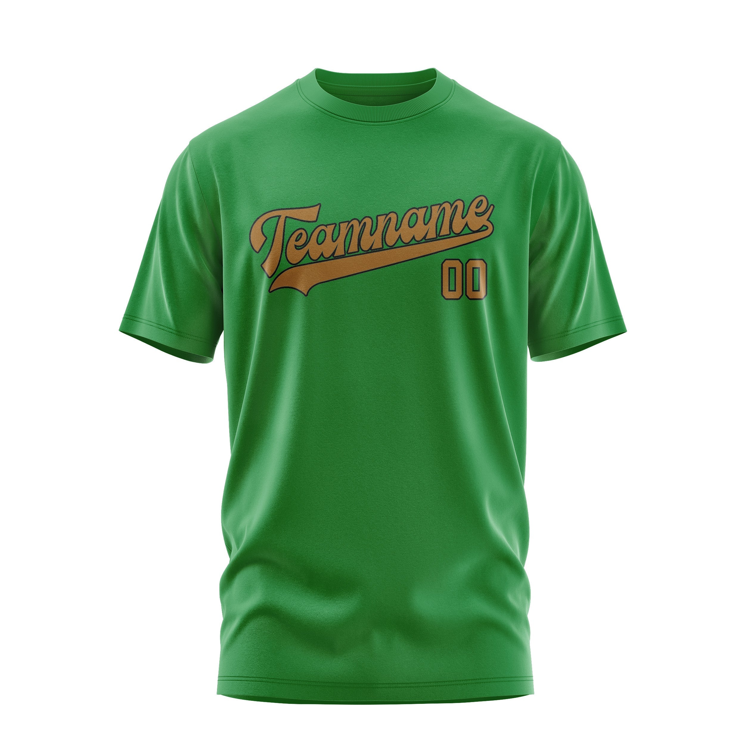 Custom Emerald Green Khaki T-Shirt