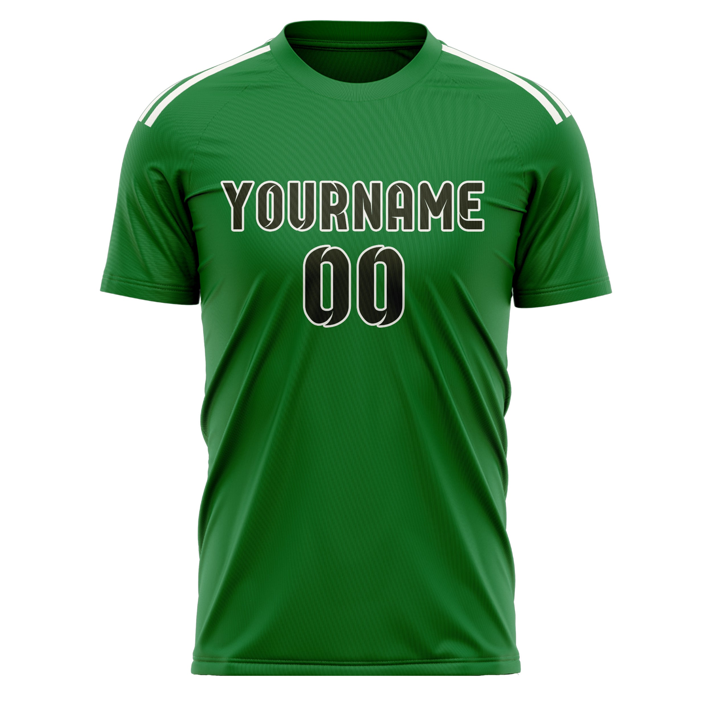 Custom Emerald Green Olive Soccer Jersey