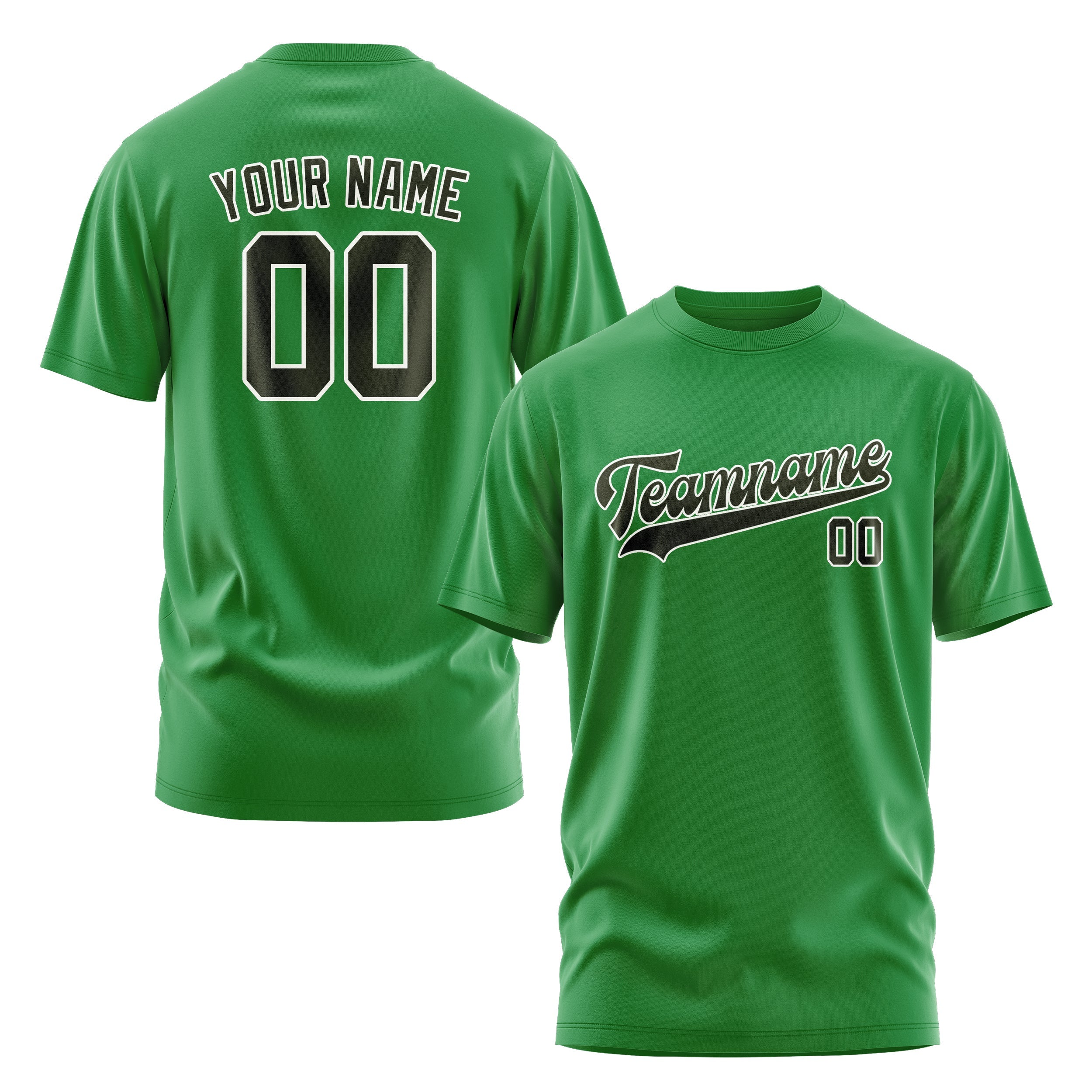 Custom Emerald Green Olive T-Shirt