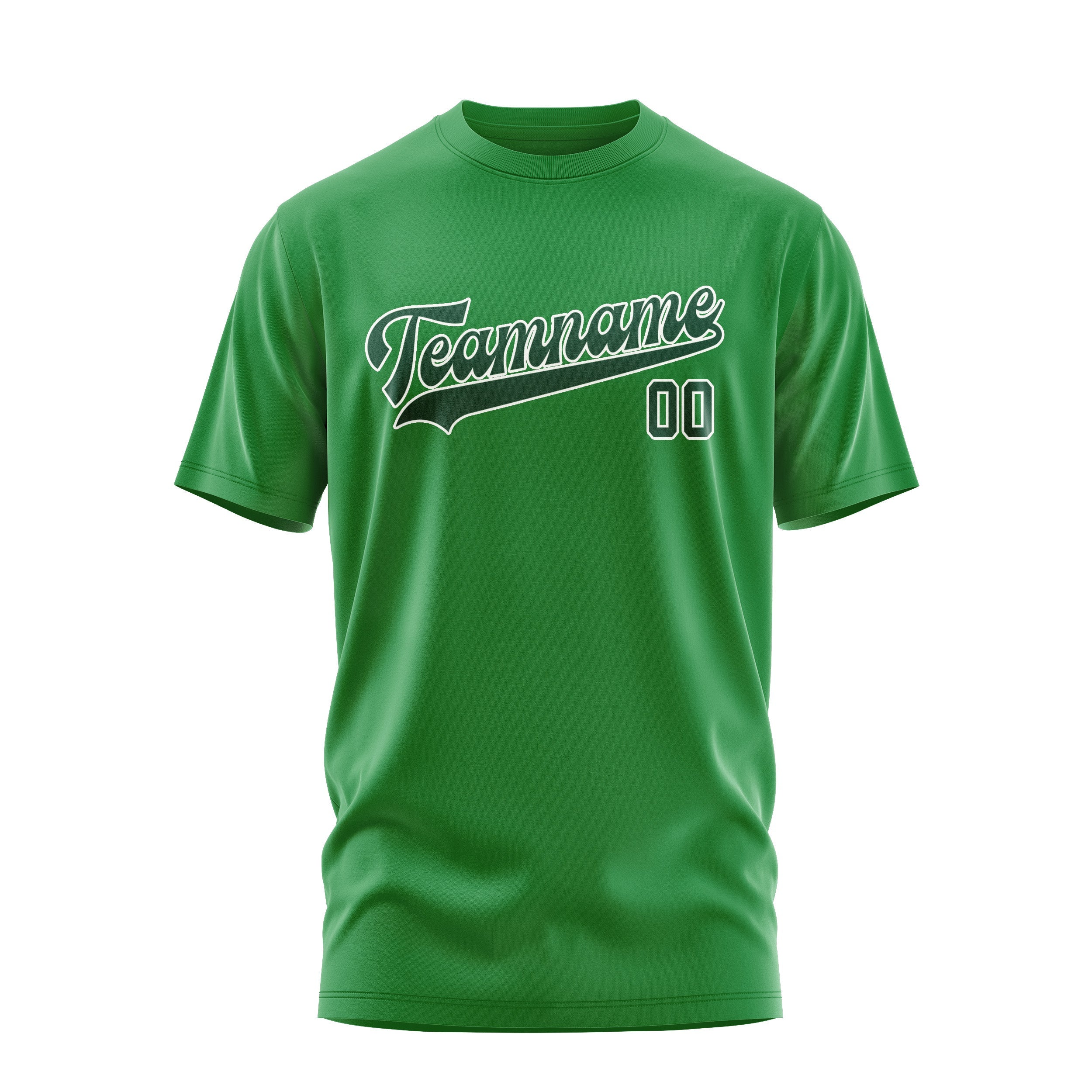 Custom Emerald Green Green T-Shirt