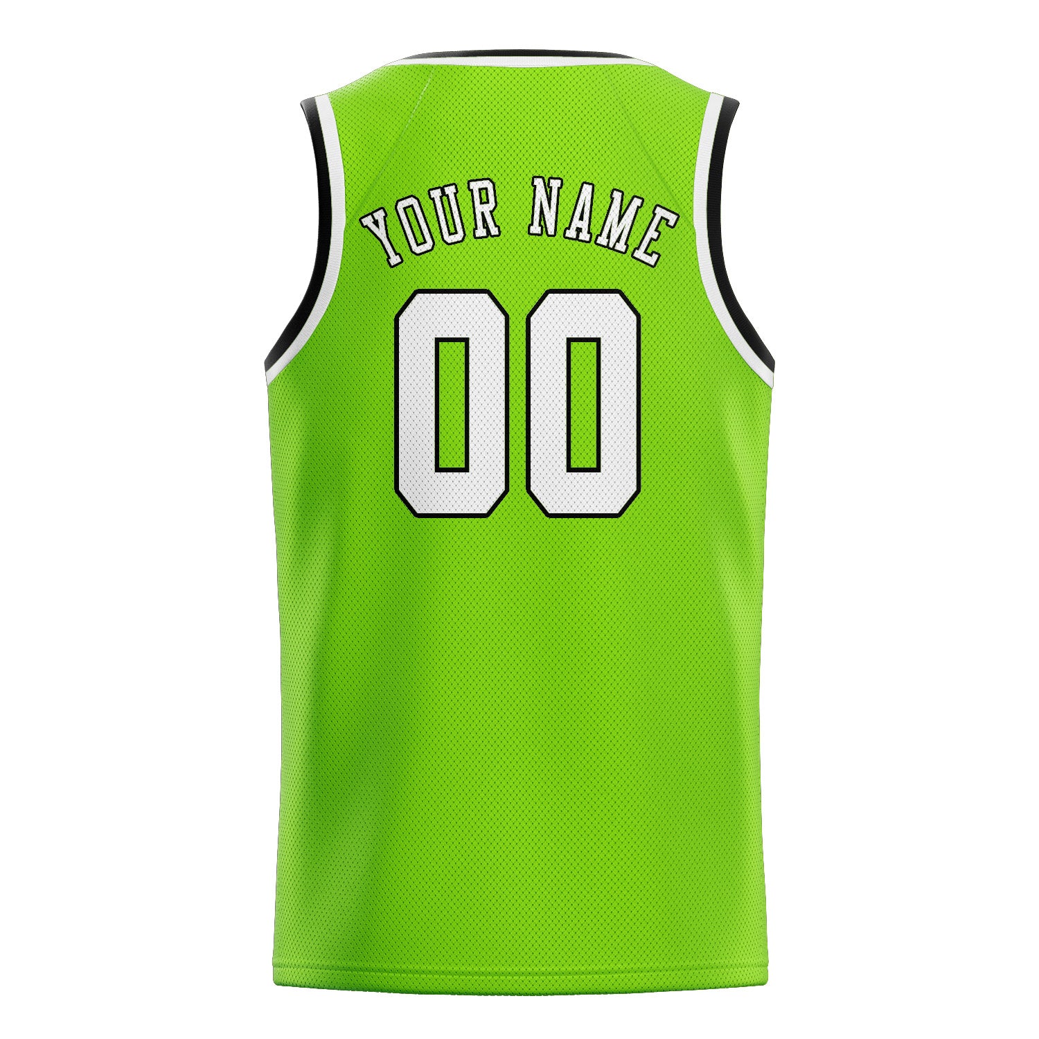 Custom Emerald Green White Basketball Jersey