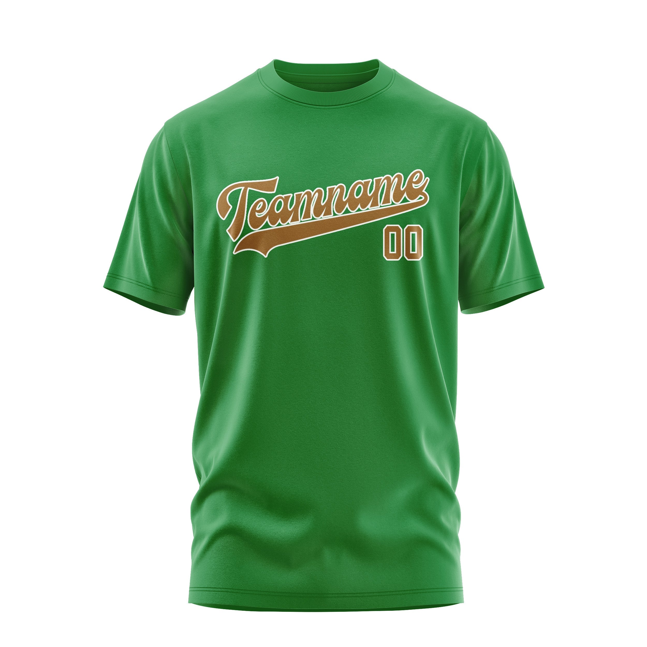 Custom Emerald Green Khaki T-Shirt