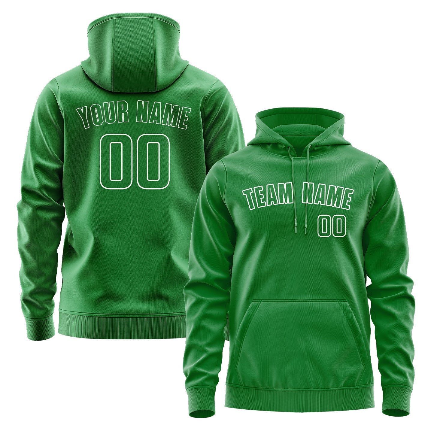 Custom Emerald Green Emerald Green Hoodie