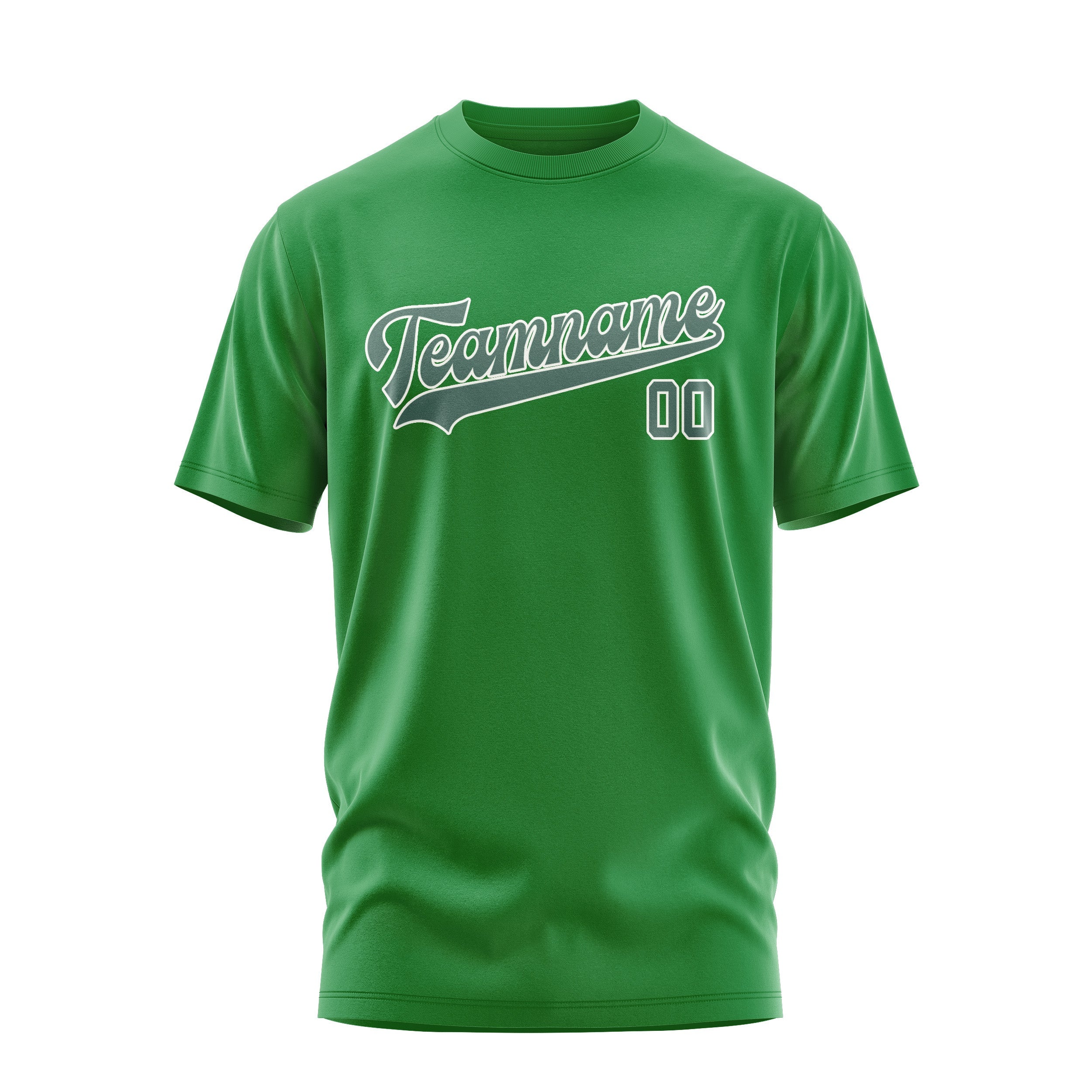 Custom Emerald Green Blue Green T-Shirt