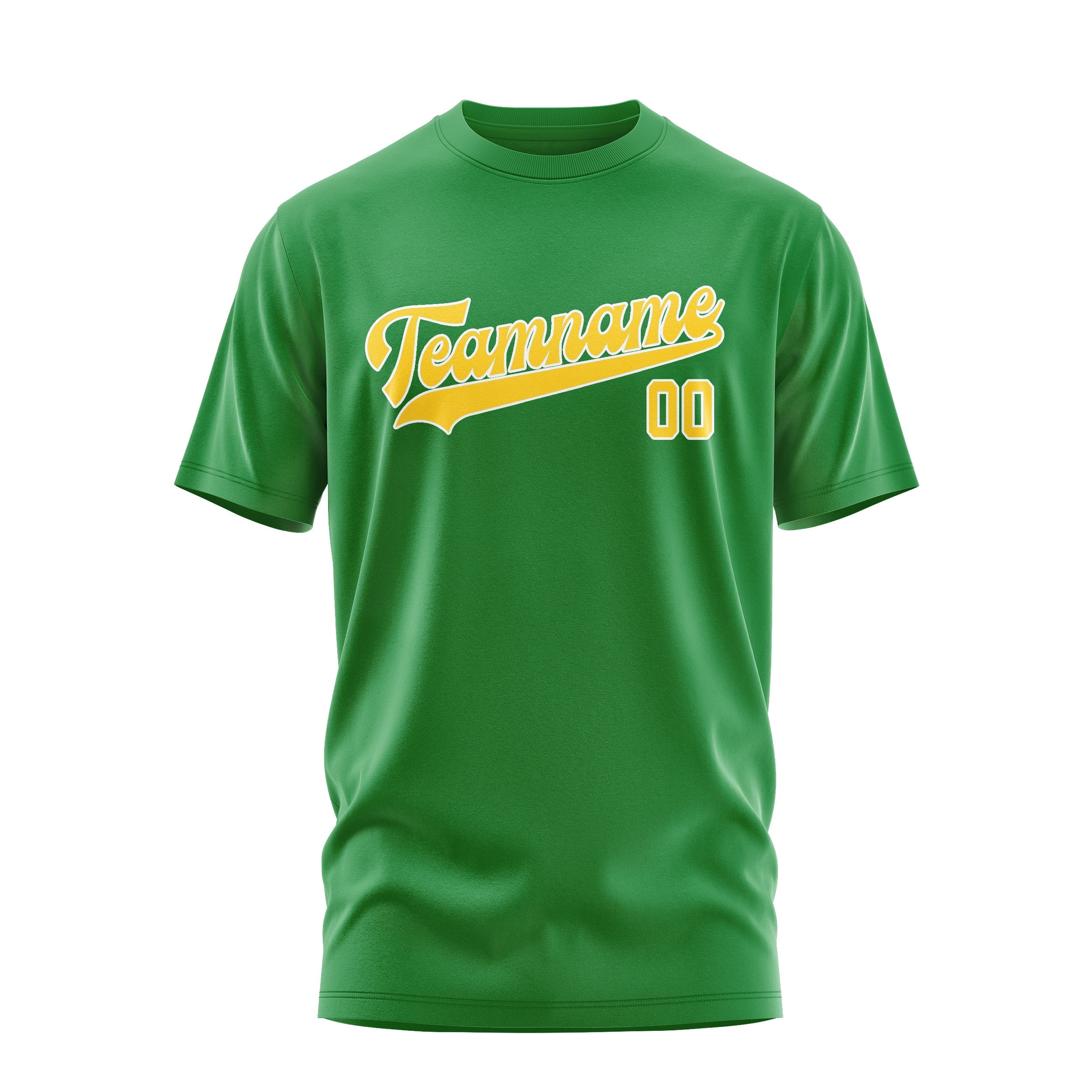 Custom Emerald Green Gold T-Shirt