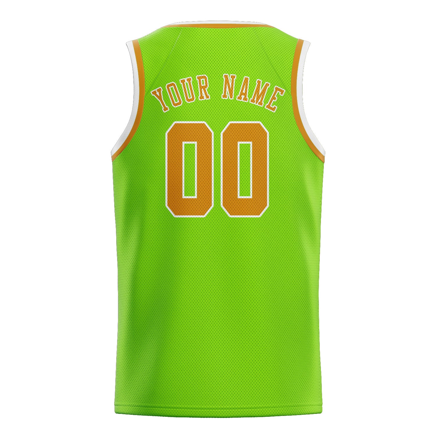 Custom Emerald Green Yellow Basketball Jersey
