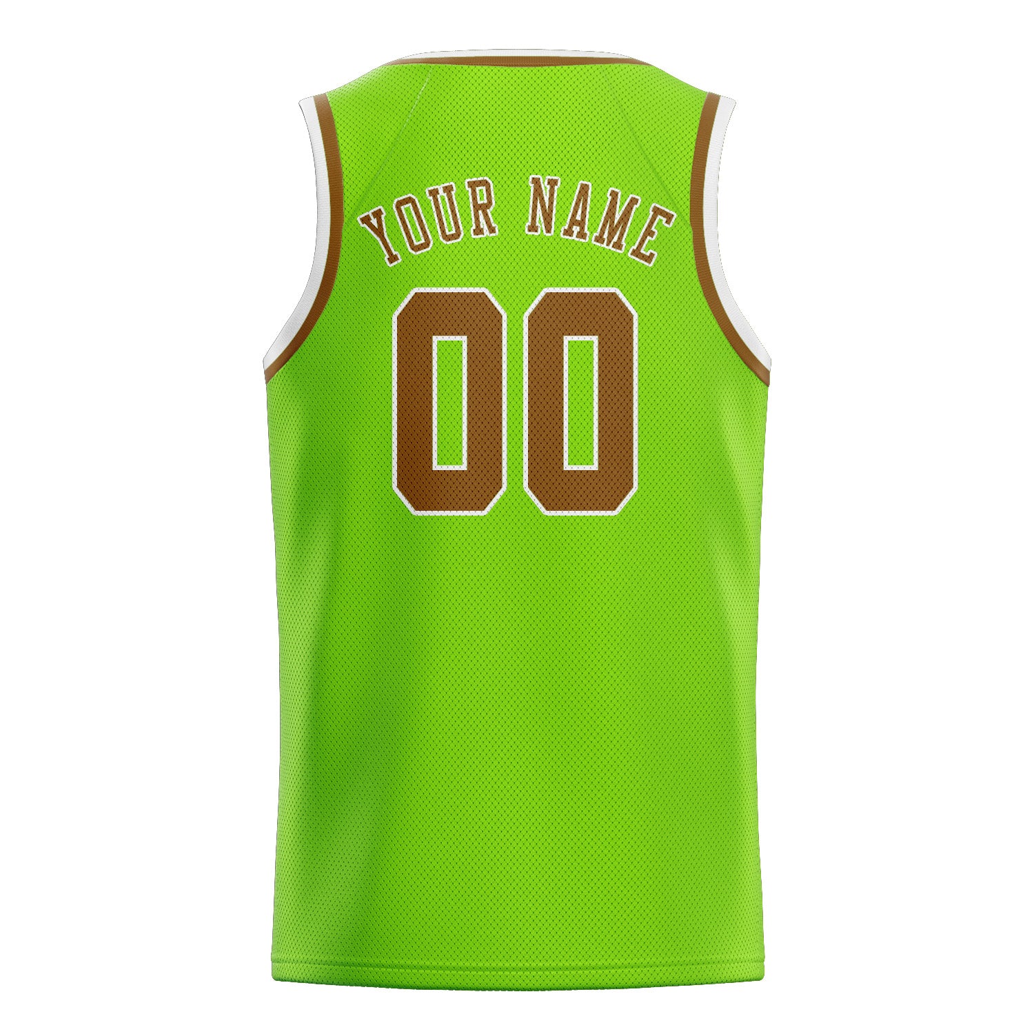 Custom Emerald Green Khaki Basketball Jersey