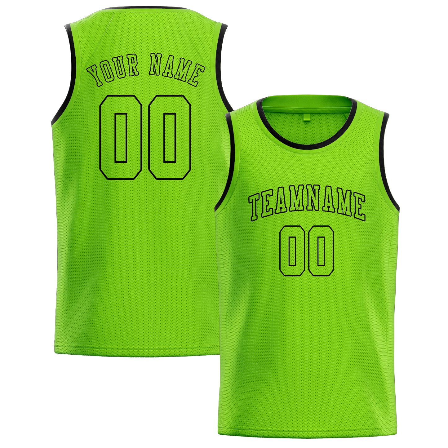 Custom Emerald Green Emerald Green Basketball Jersey