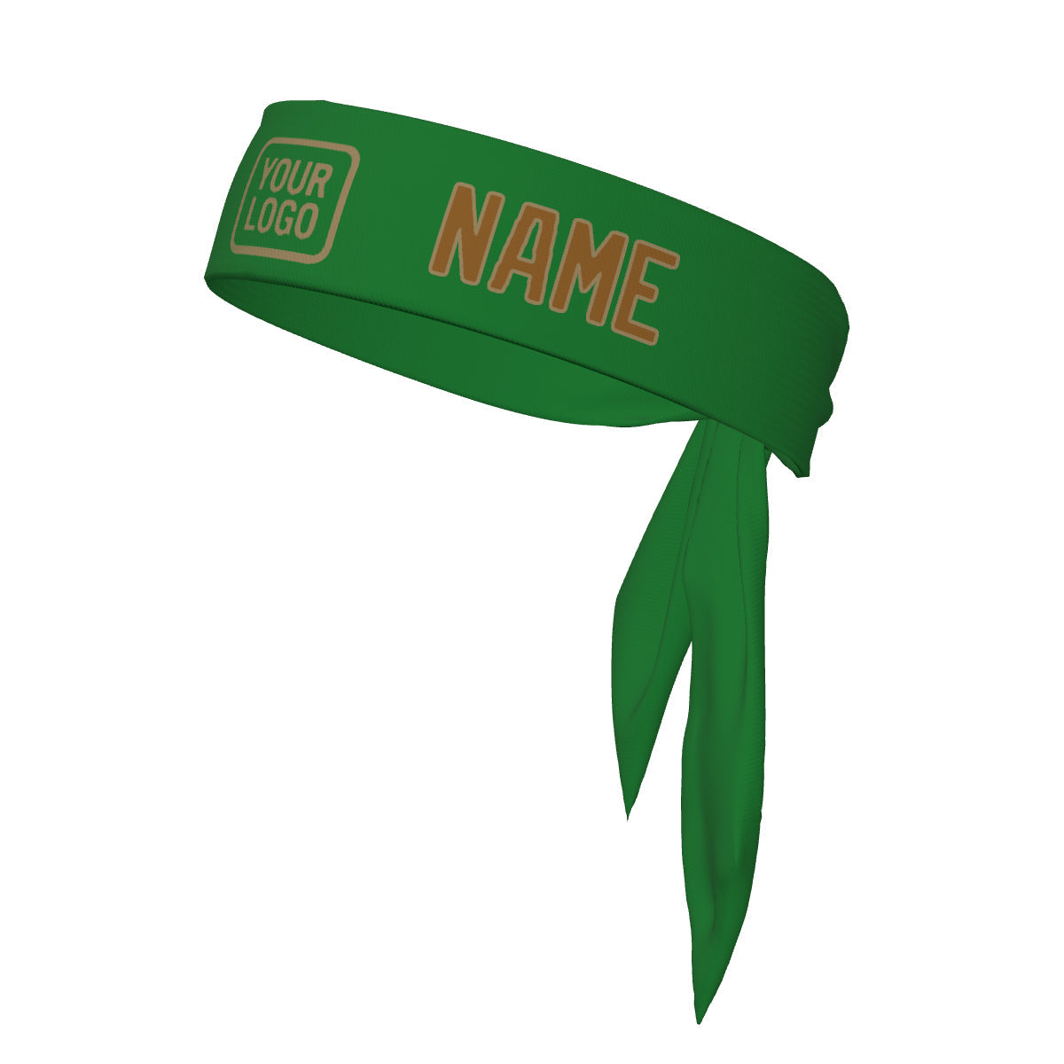 Custom Emerald Green Khaki Headband