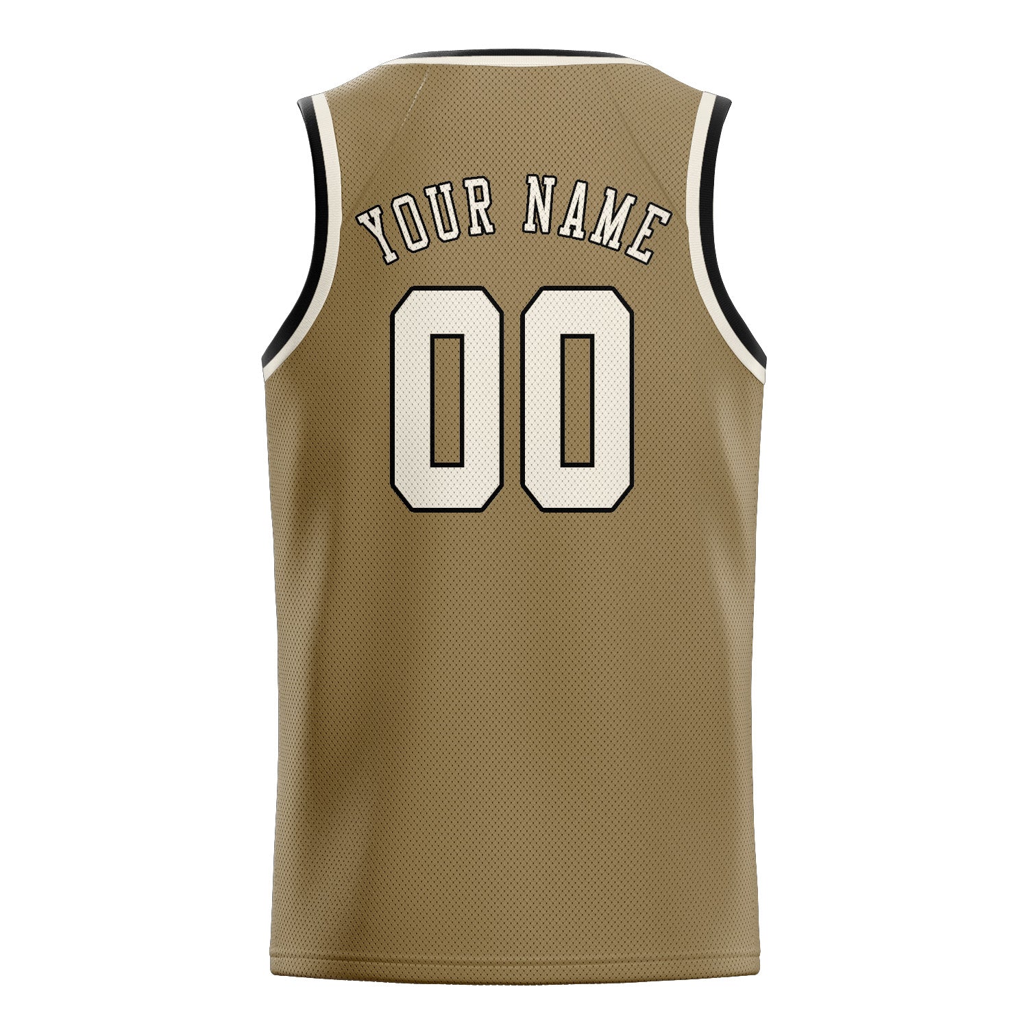 Custom Light Khaki Cream Basketball Jersey