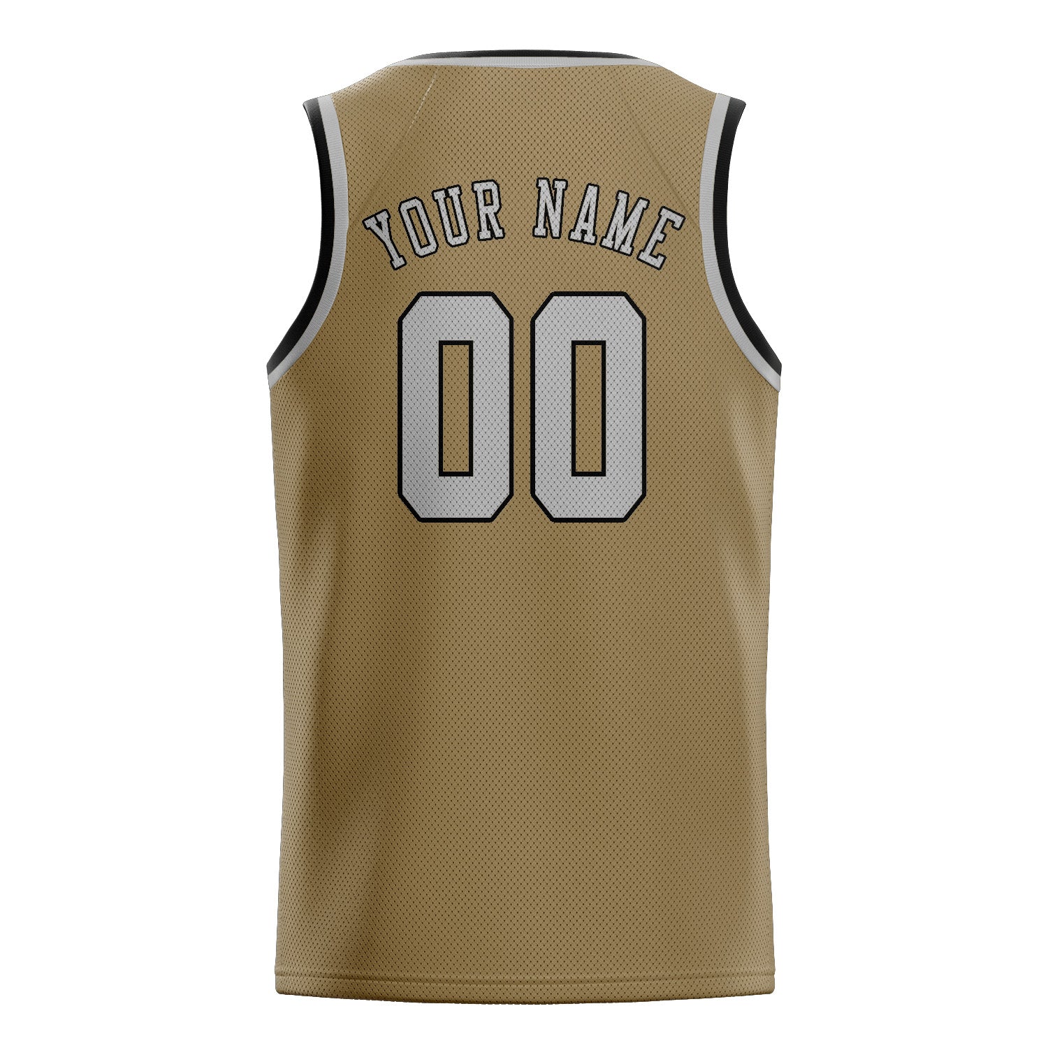 Custom Light Khaki Gray Basketball Jersey
