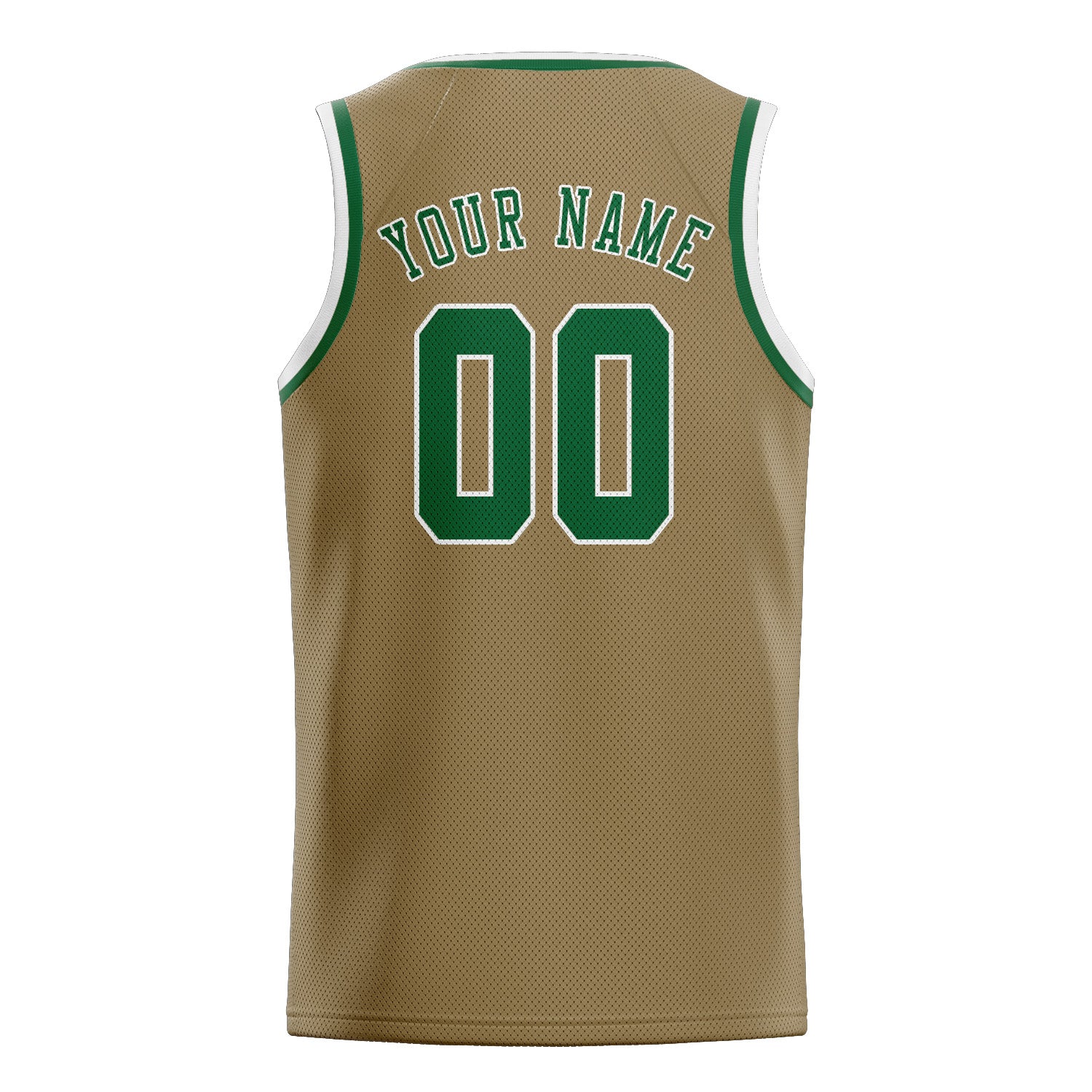 Custom Light Khaki Green Basketball Jersey