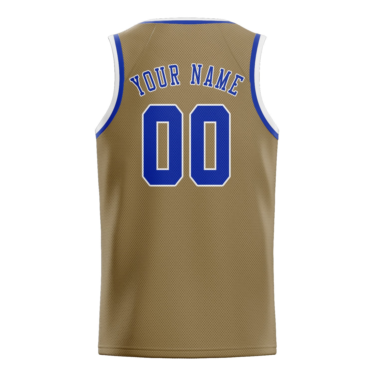 Custom Light Khaki Sky Blue Basketball Jersey