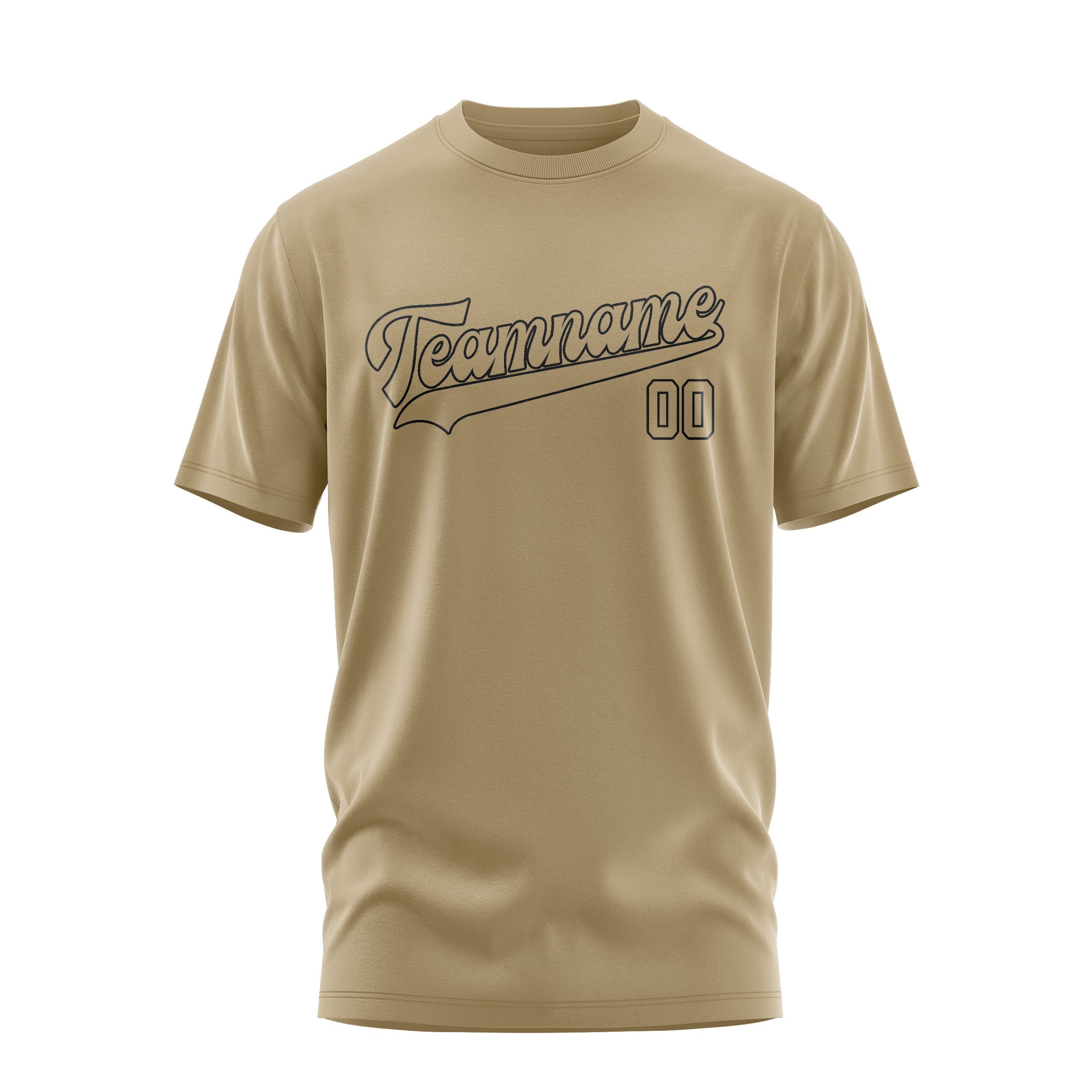 Custom Light Khaki Light Khaki T-Shirt
