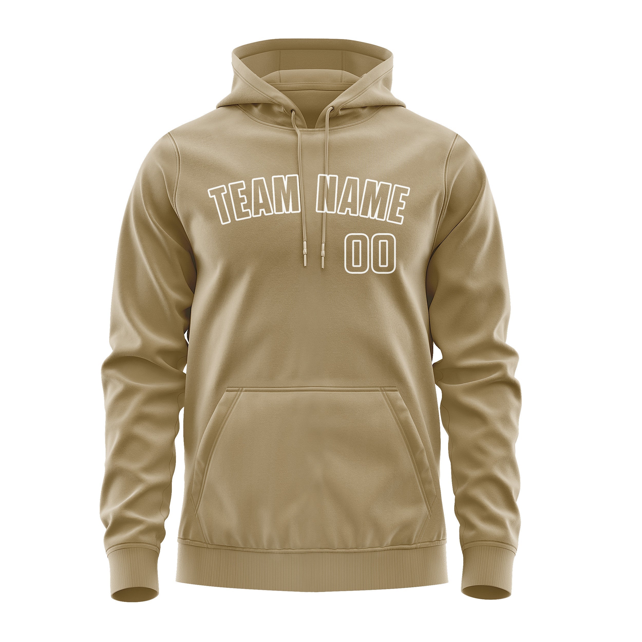 Custom Light Khaki Light Khaki Hoodie