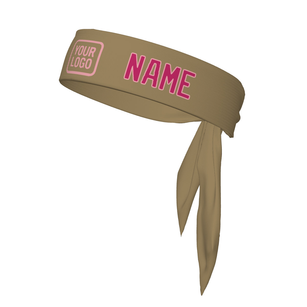 Custom Light Khaki Pink Headband
