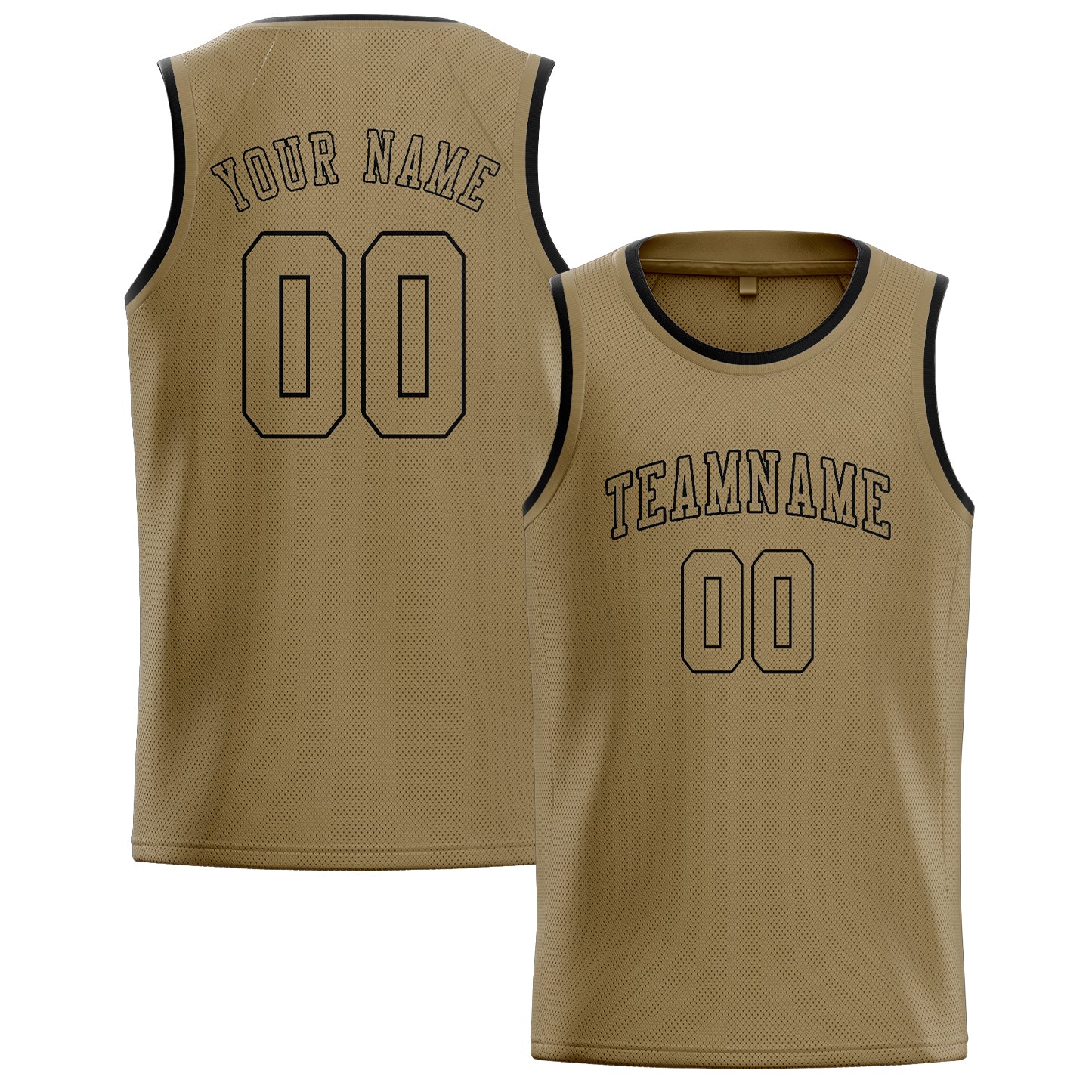Custom Light Khaki Light Khaki Basketball Jersey