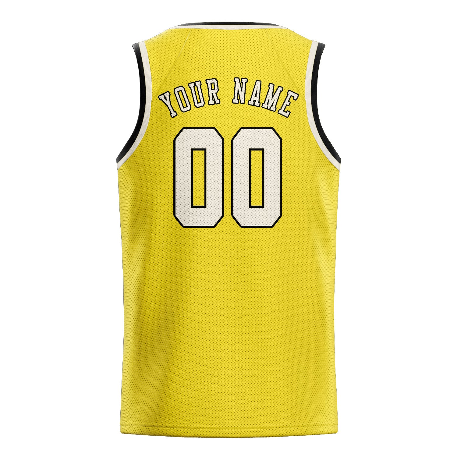 Custom Light Yellow Cream Basketball Jersey