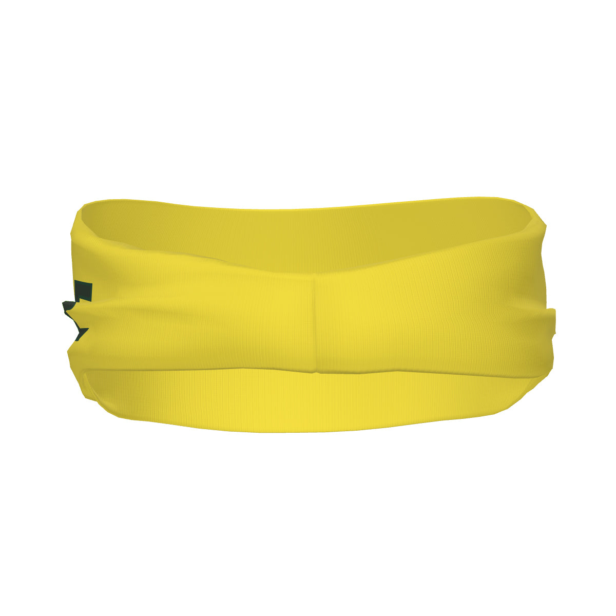 Custom Light Yellow Dark Green Sports headband