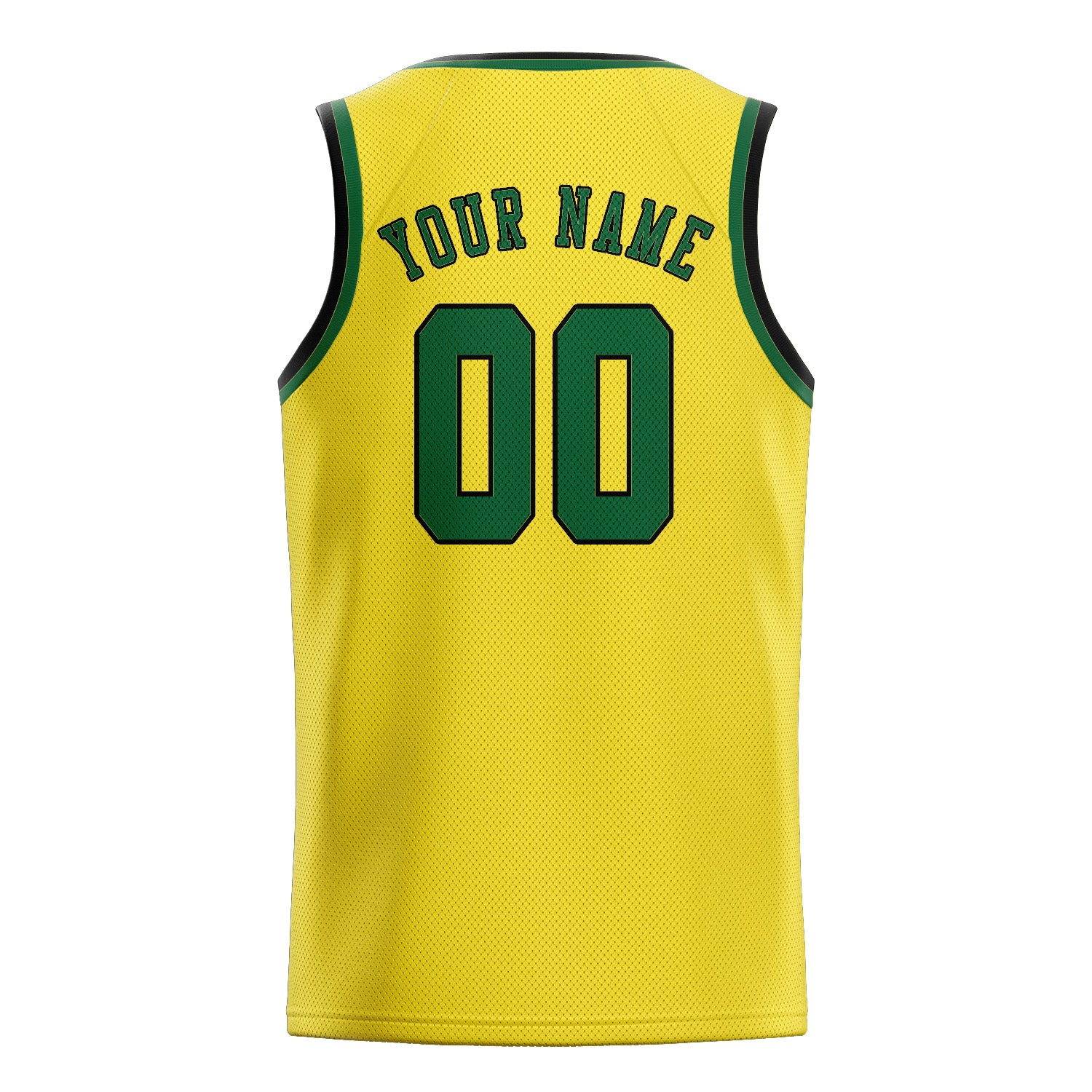 Custom Light Yellow Green Basketball Jersey