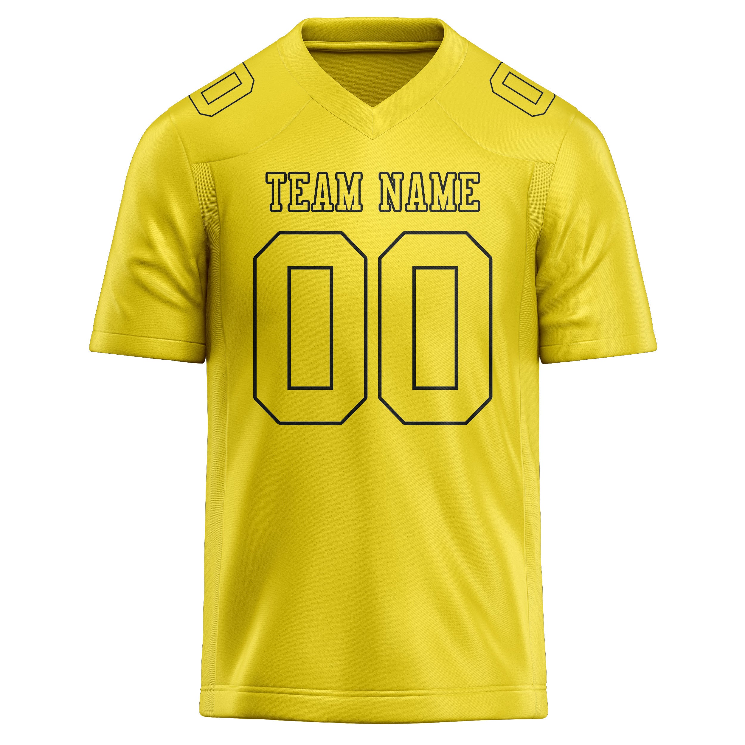 Custom Light Yellow Light Yellow Football Jersey