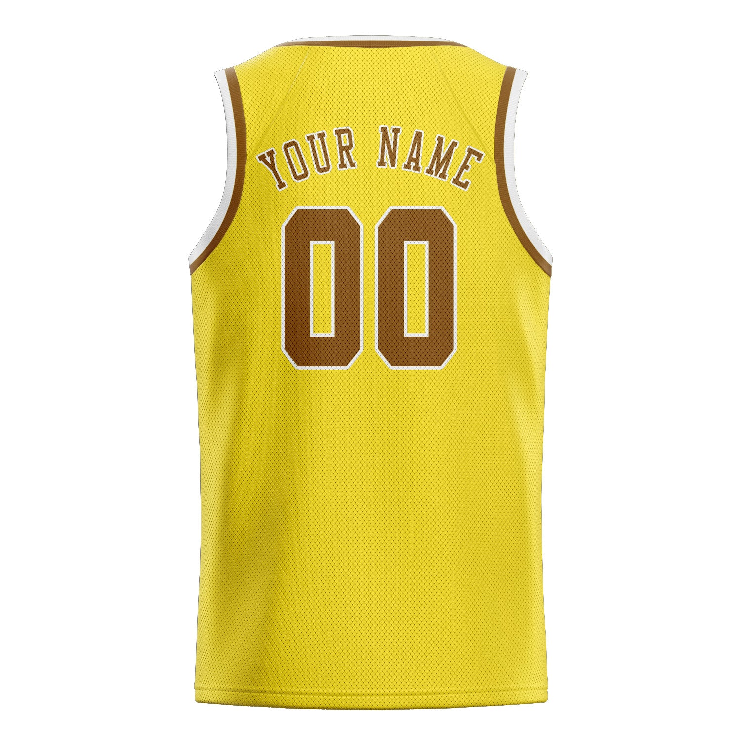 Custom Light Yellow Khaki Basketball Jersey