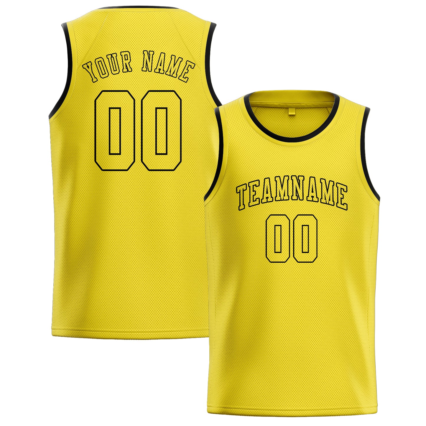 Custom Light Yellow Light Yellow Basketball Jersey