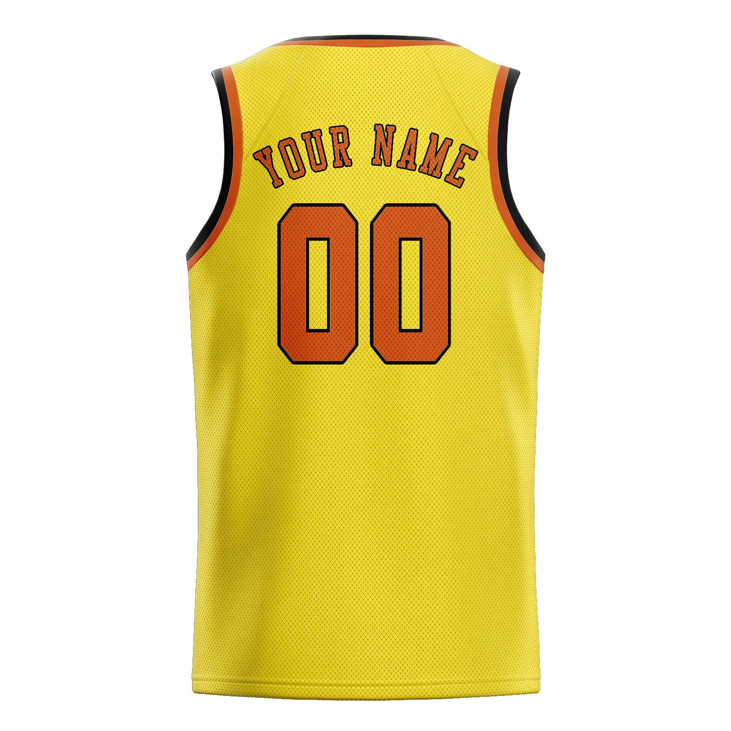 Custom Light Yellow Orange Basketball Jersey