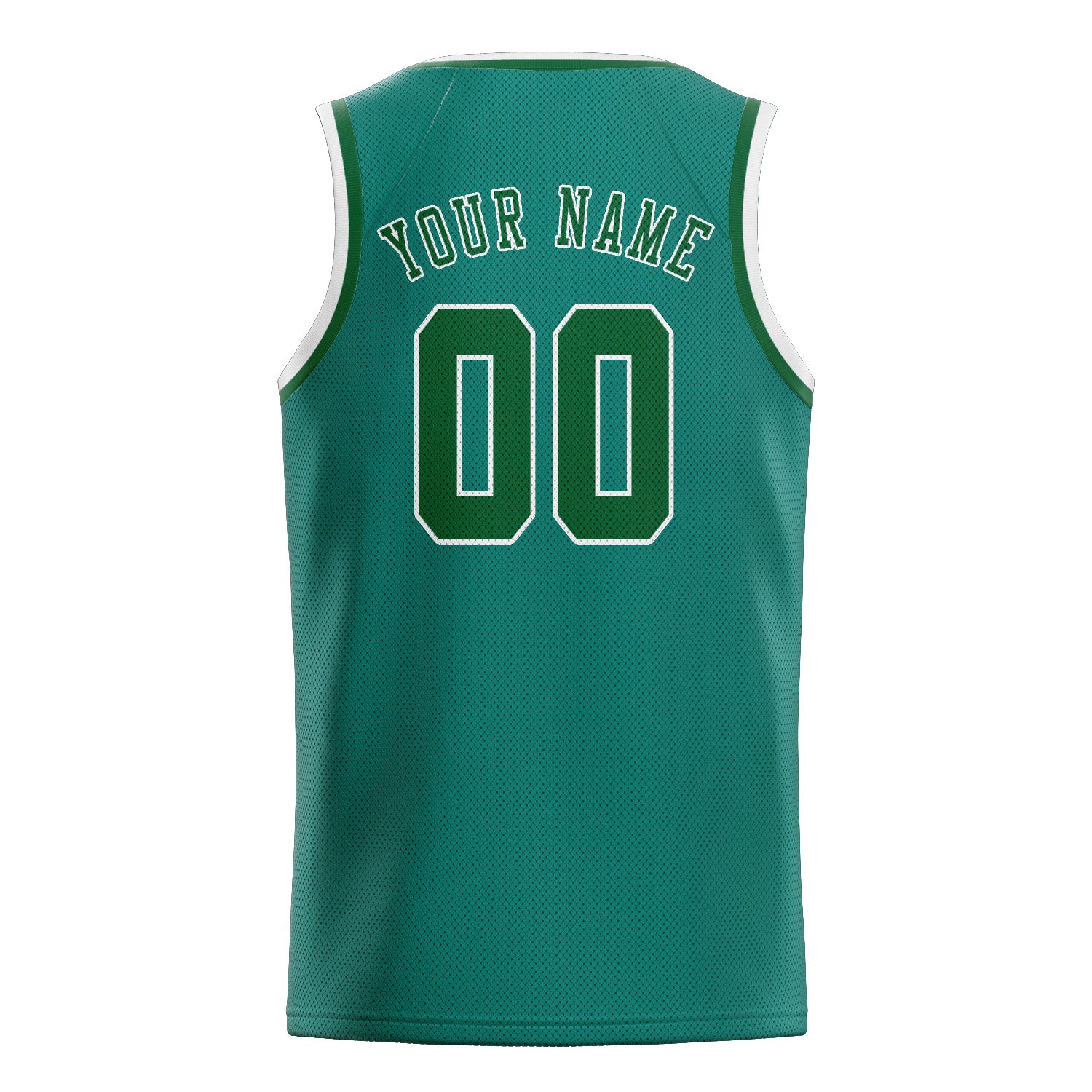Custom Blue Green Green Basketball Jersey