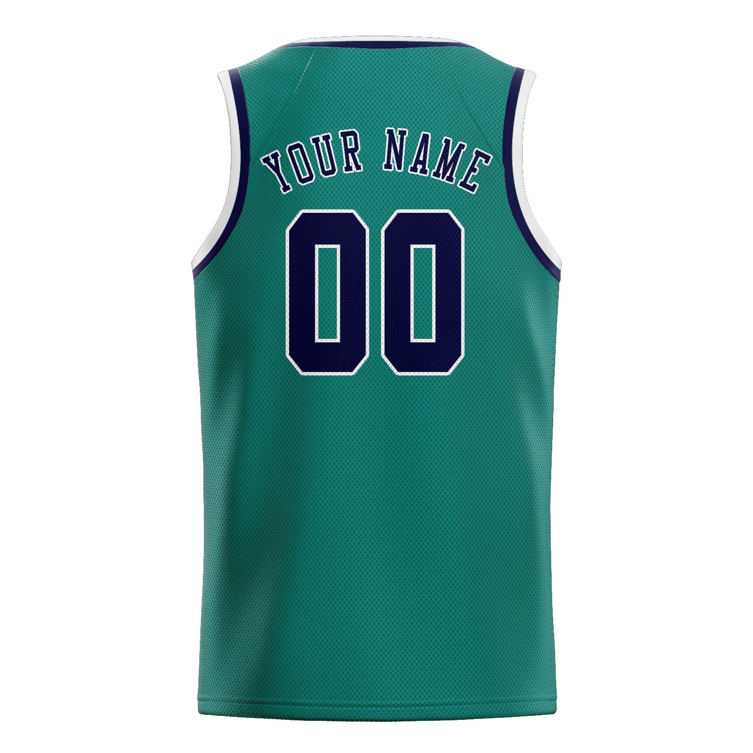 Custom Blue Green Navy Basketball Jersey