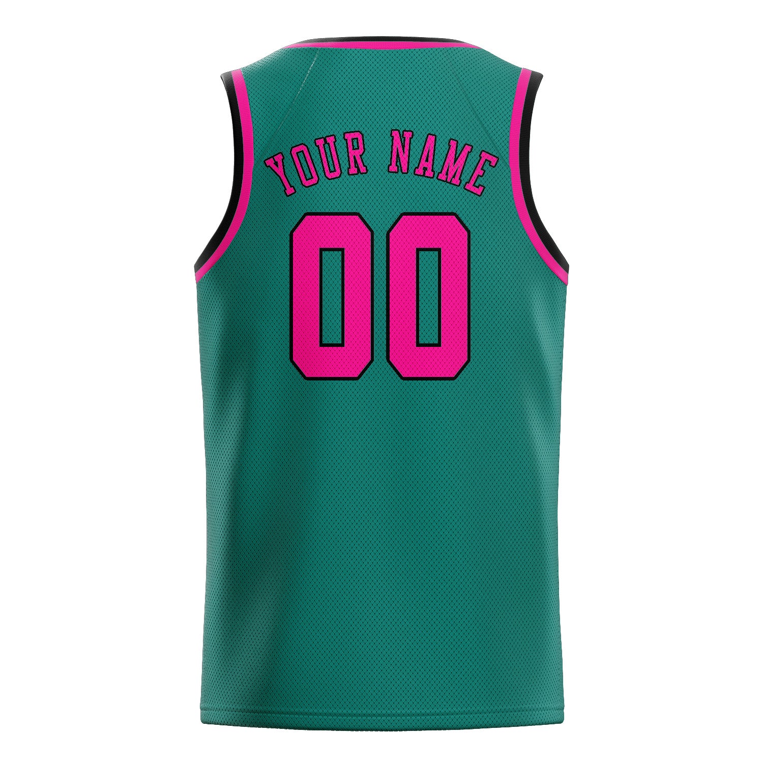 Custom Blue Green Pink Basketball Jersey