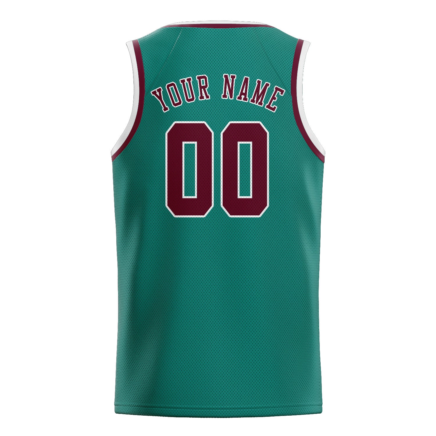 Custom Blue Green Crimson Red Basketball Jersey