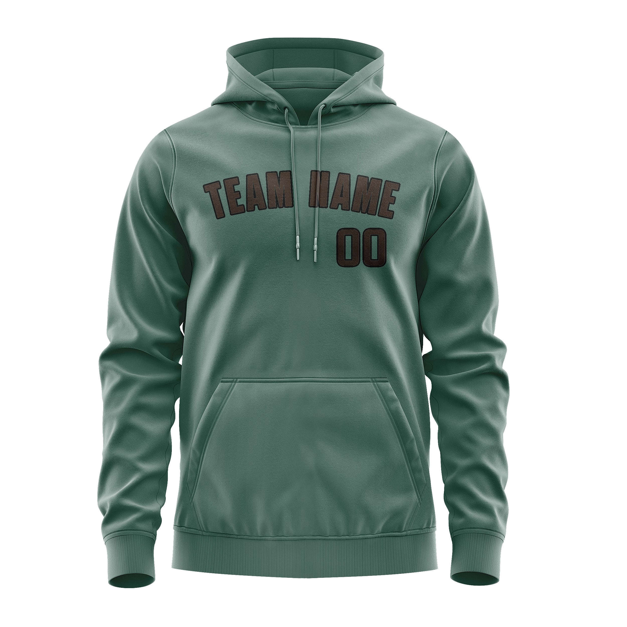 Custom Blue Green Brown Hoodie