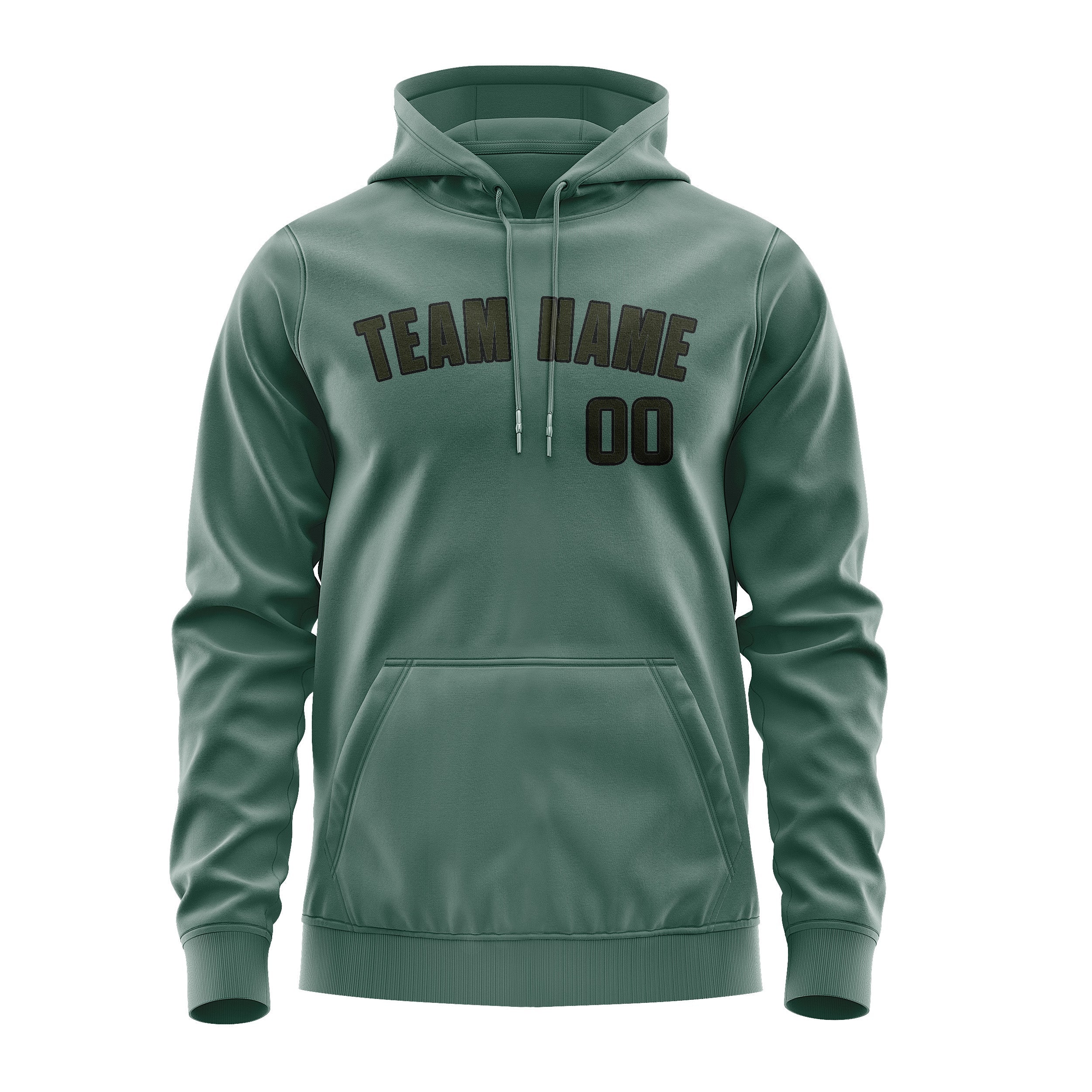 Custom Blue Green Olive Hoodie