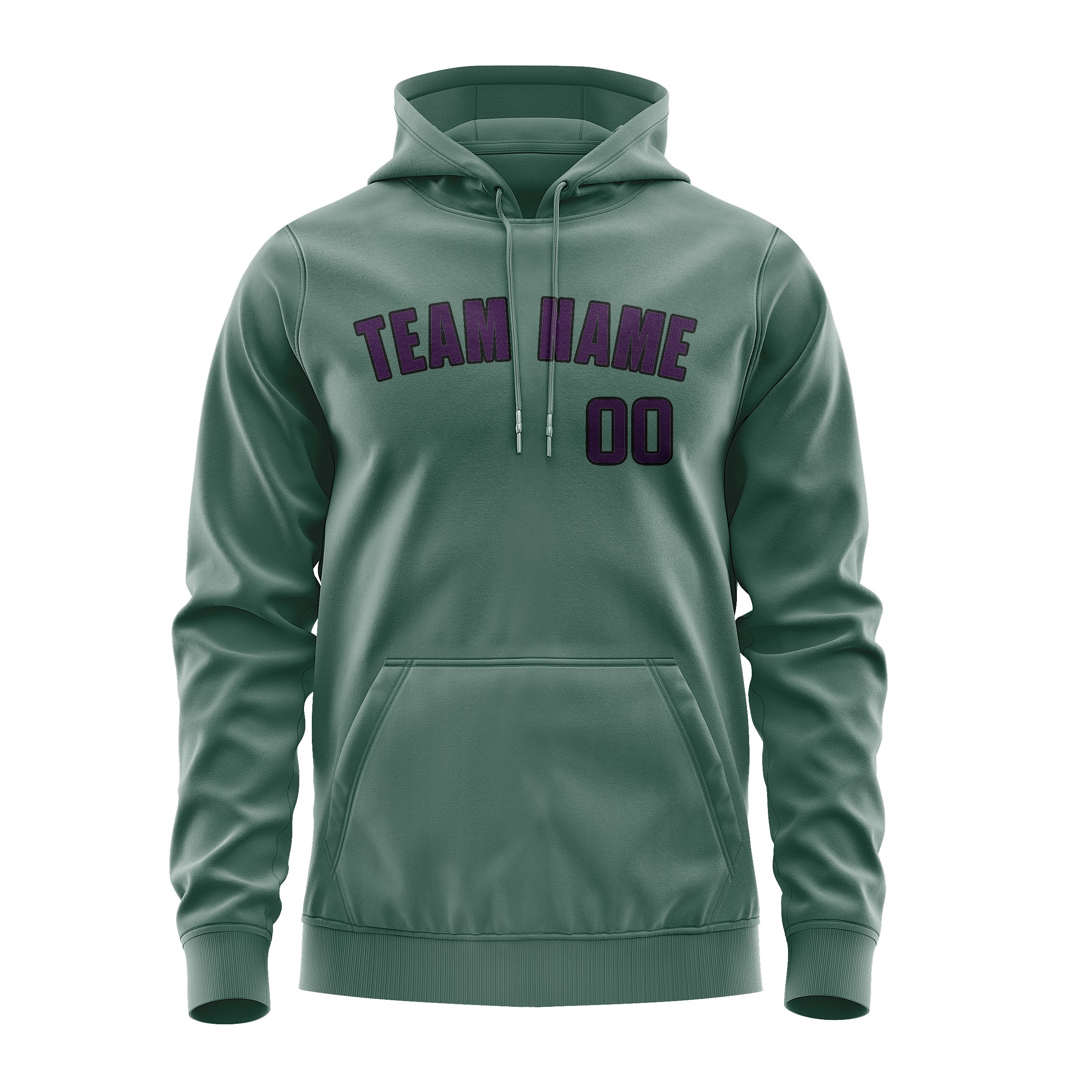 Custom Blue Green Purple Hoodie