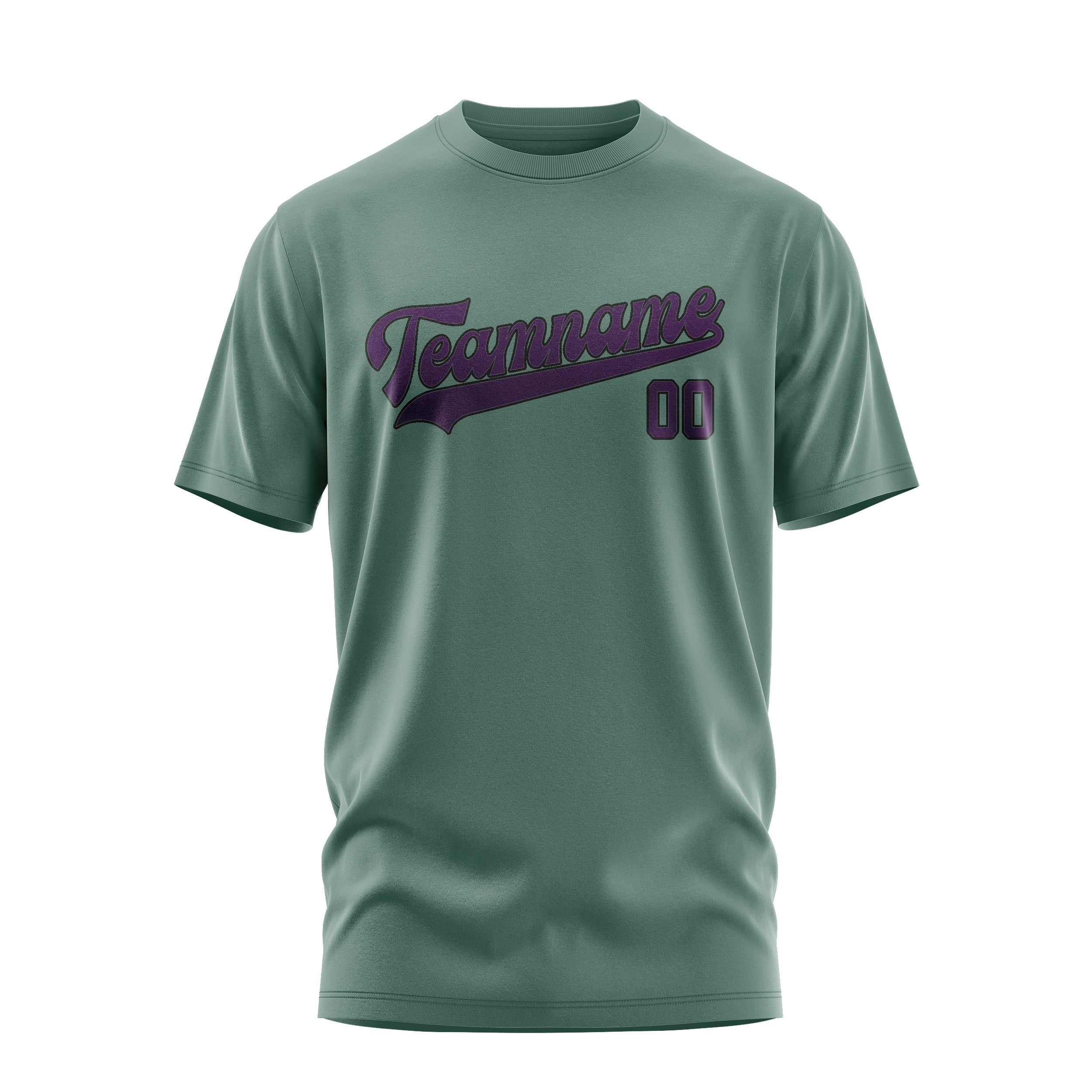 Custom Blue Green Purple T-Shirt