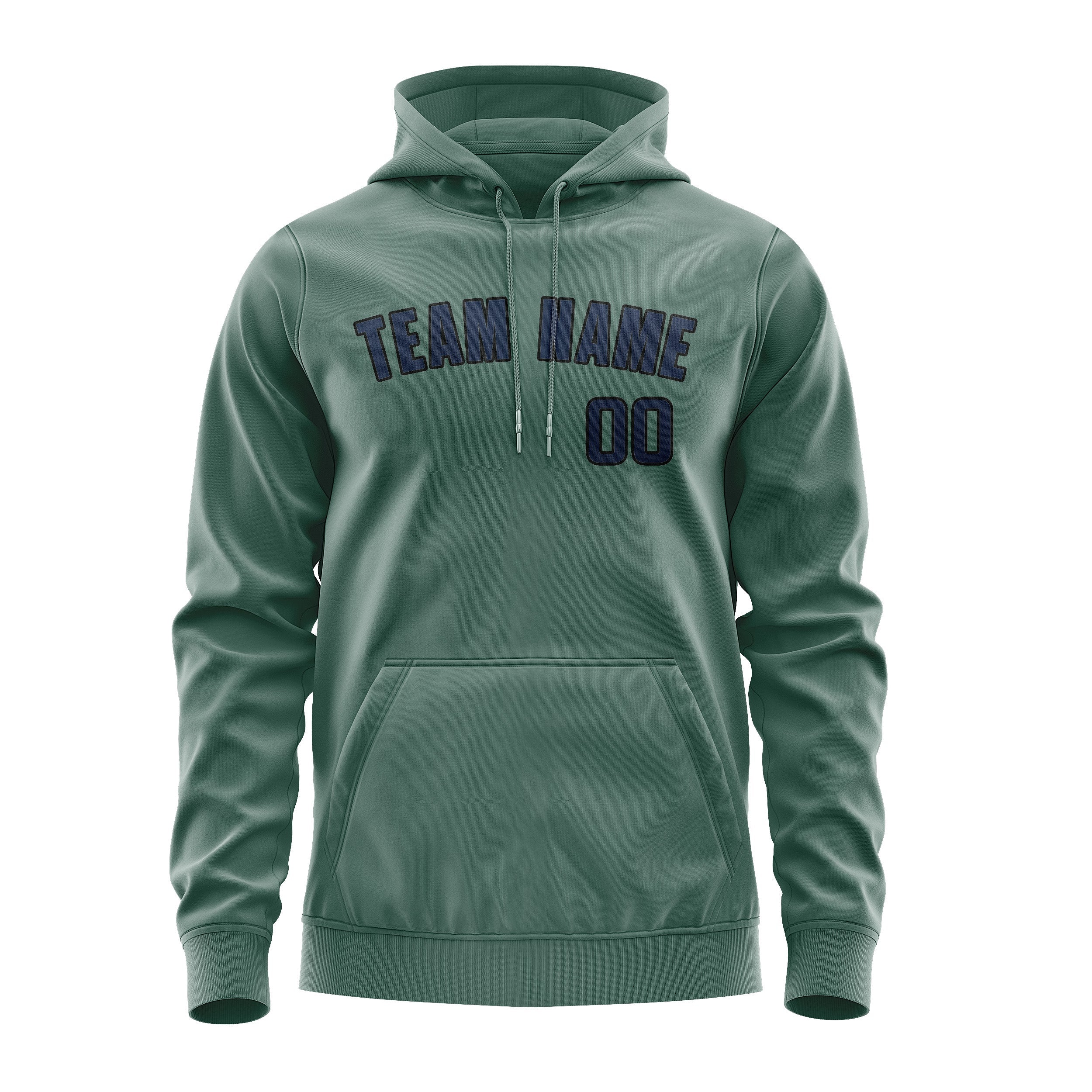 Custom Blue Green Blue Hoodie
