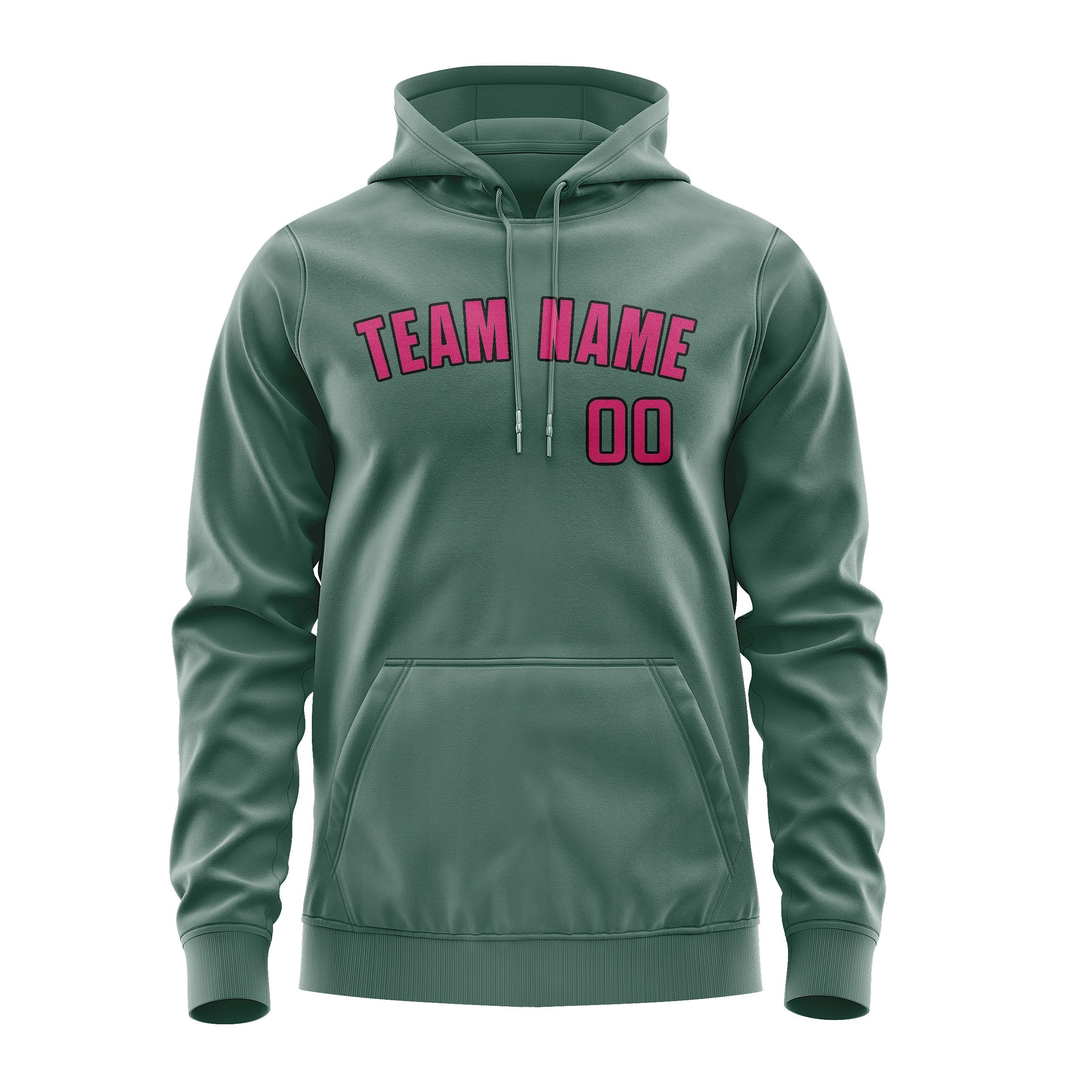 Custom Blue Green Pink Hoodie