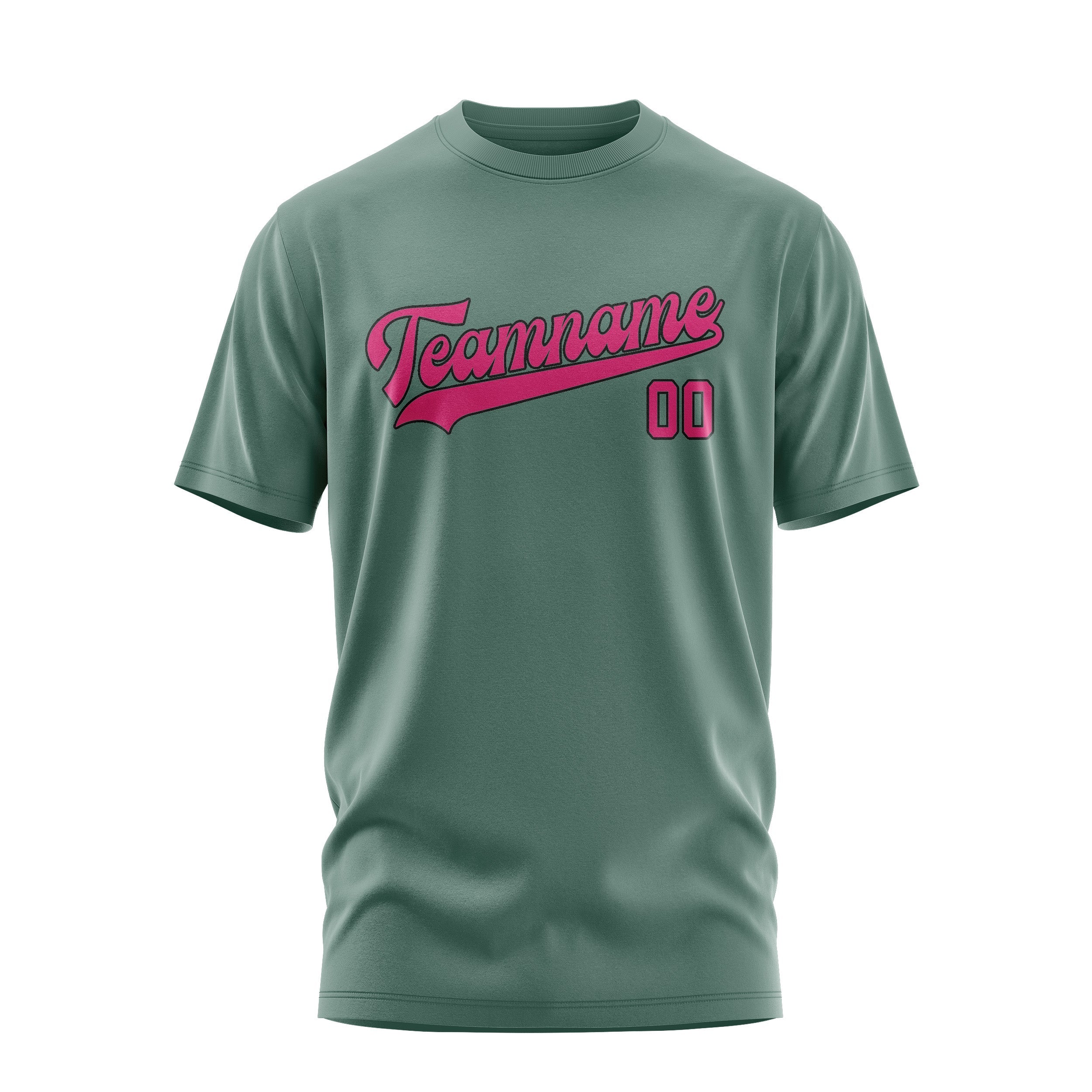 Custom Blue Green Pink T-Shirt