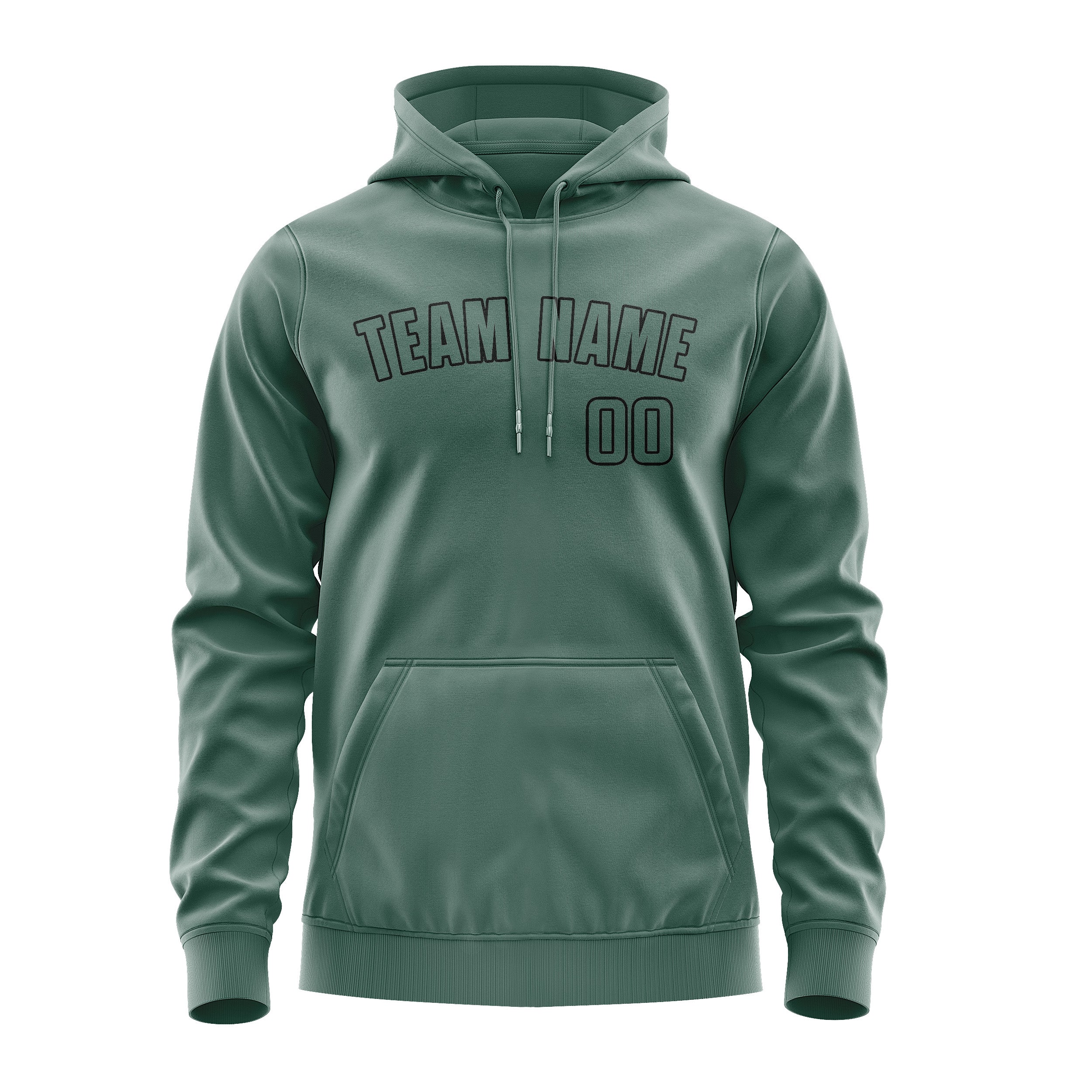 Custom Blue Green Blue Green Hoodie