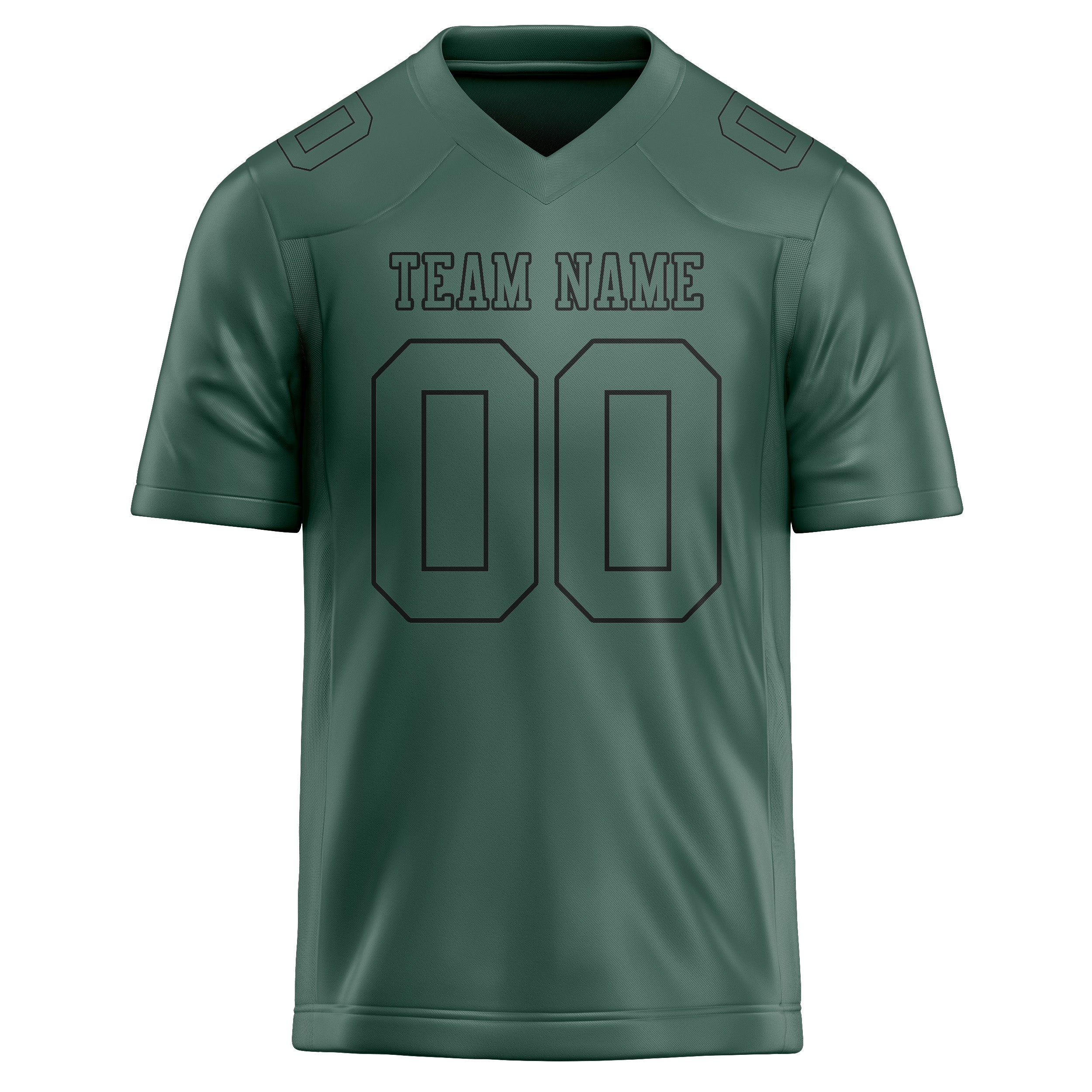 Custom Blue Green Blue Green Football Jersey