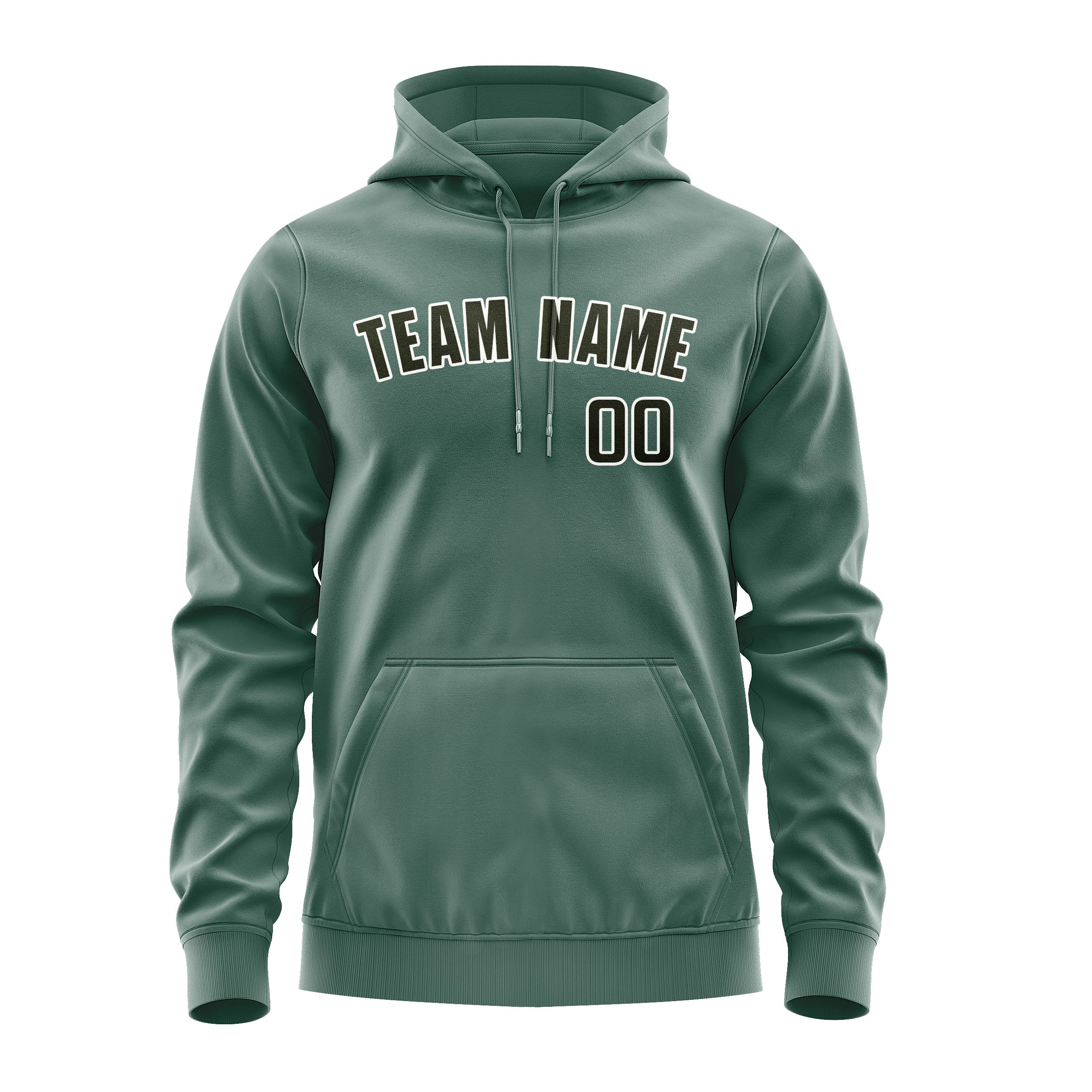 Custom Blue Green Olive Hoodie