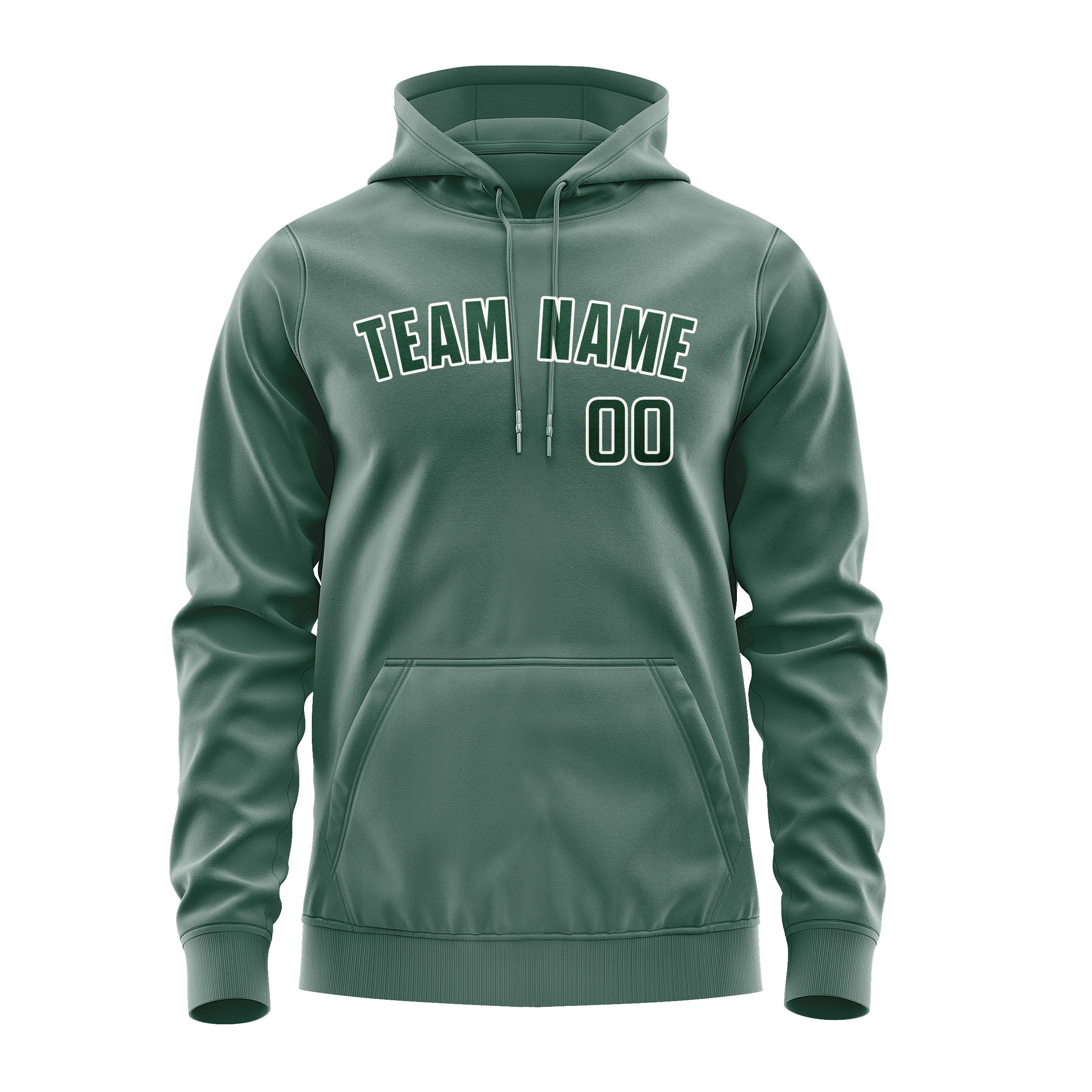 Custom Blue Green Green Hoodie