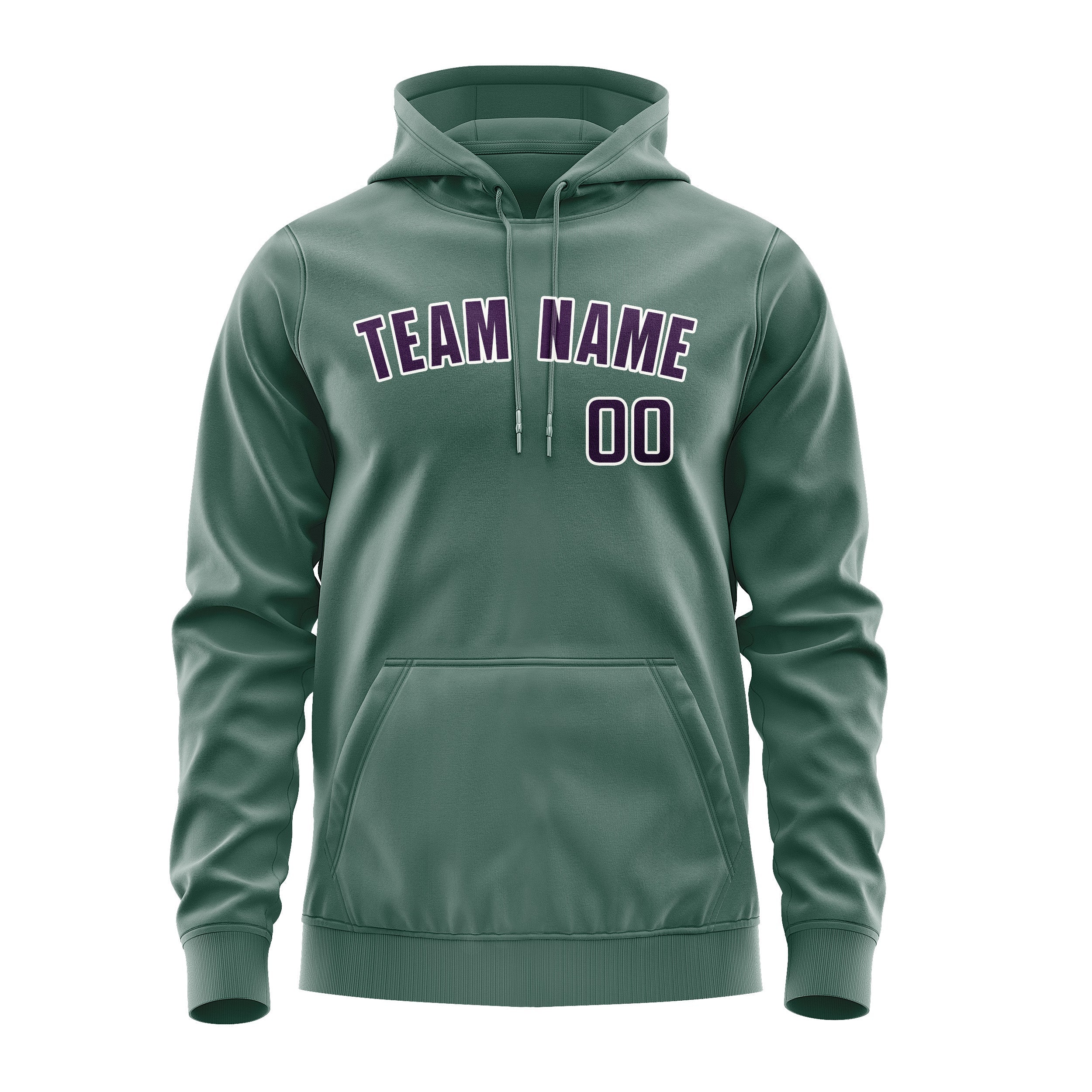 Custom Blue Green Purple Hoodie